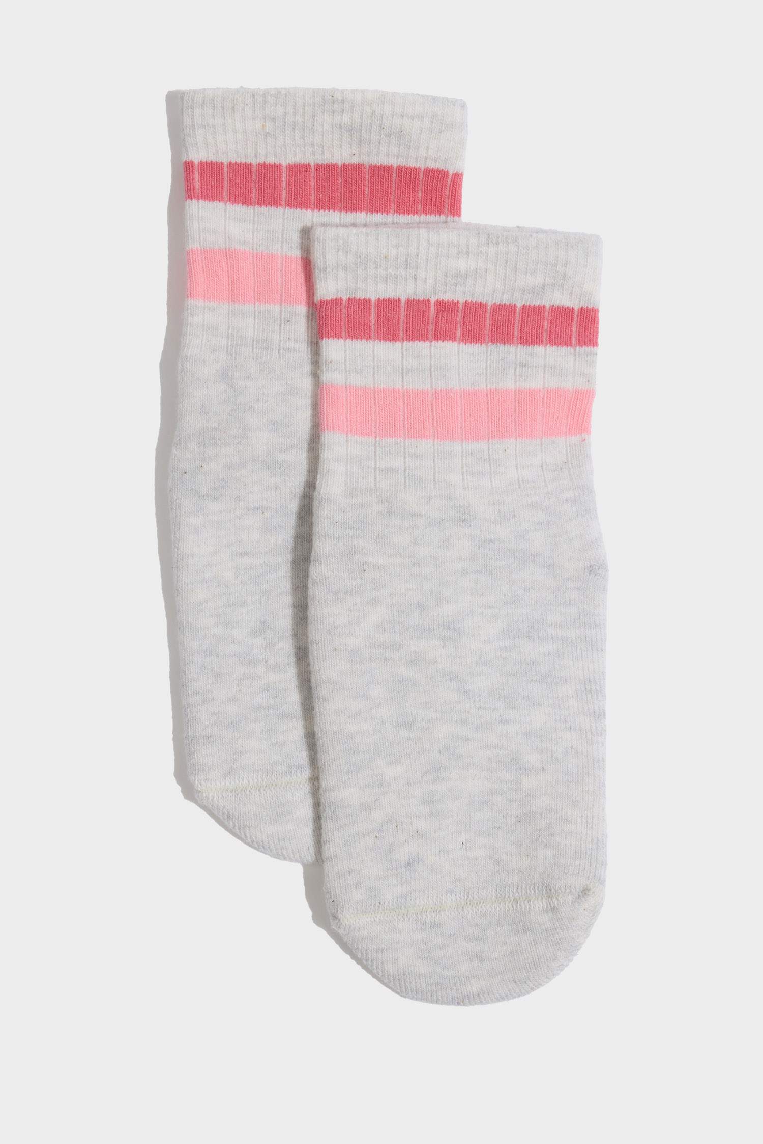 Kız Bebek Dikişsiz 3'lü Pamuklu Havlu Çorap
