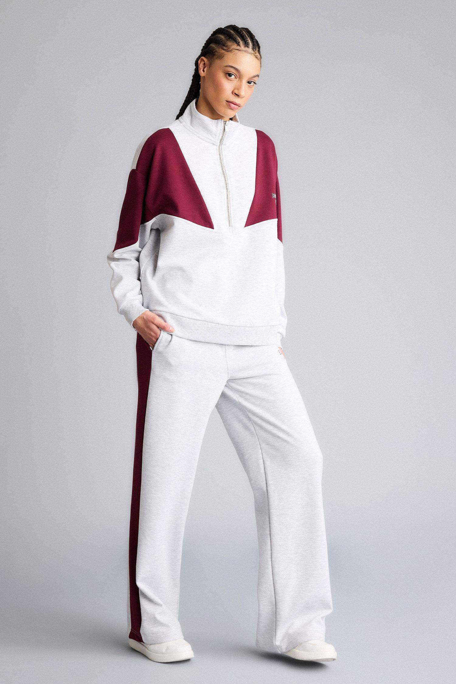 Wide Leg Standard Length Modal Sports Sweatpants