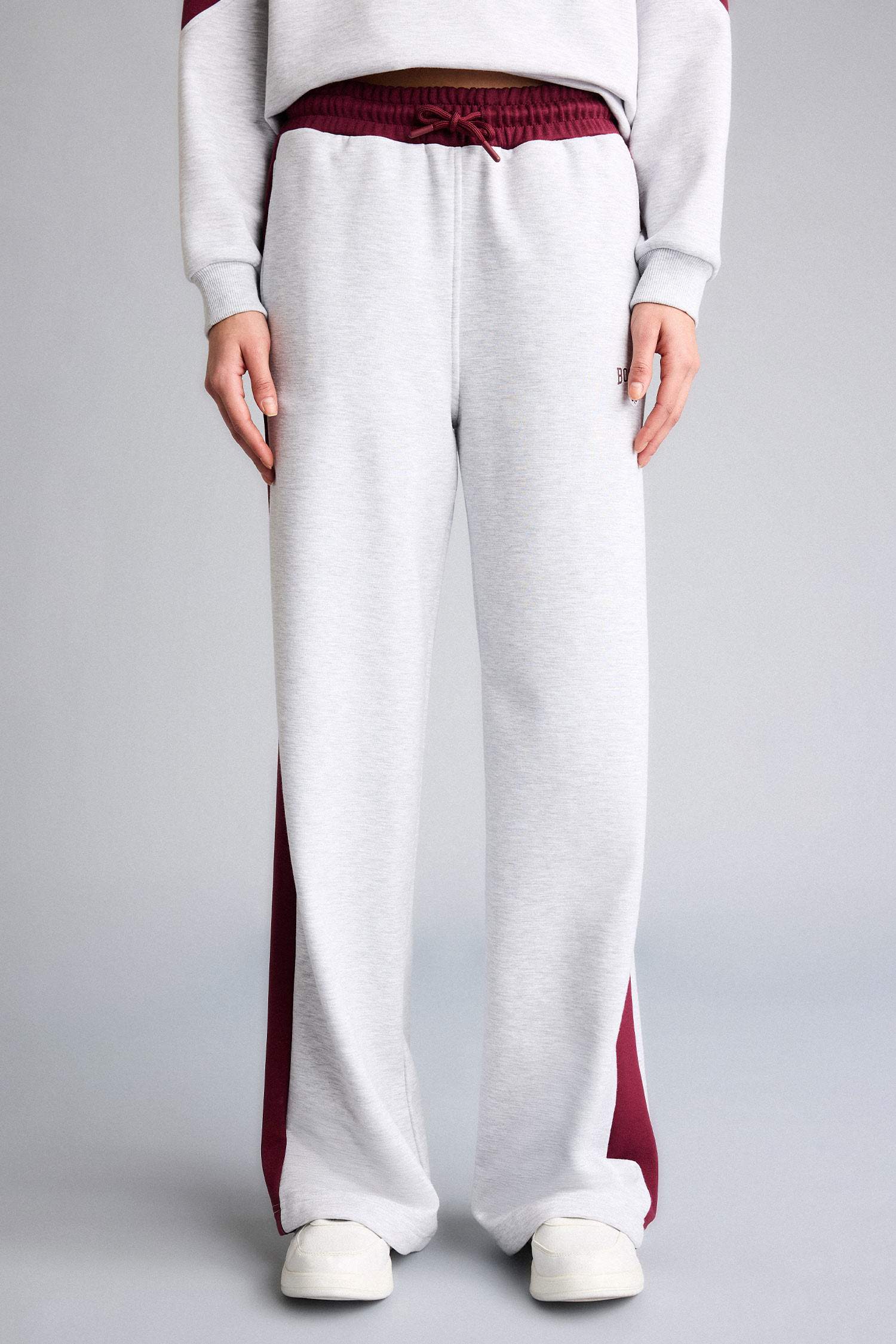 Wide Leg Standard Length Modal Sports Sweatpants