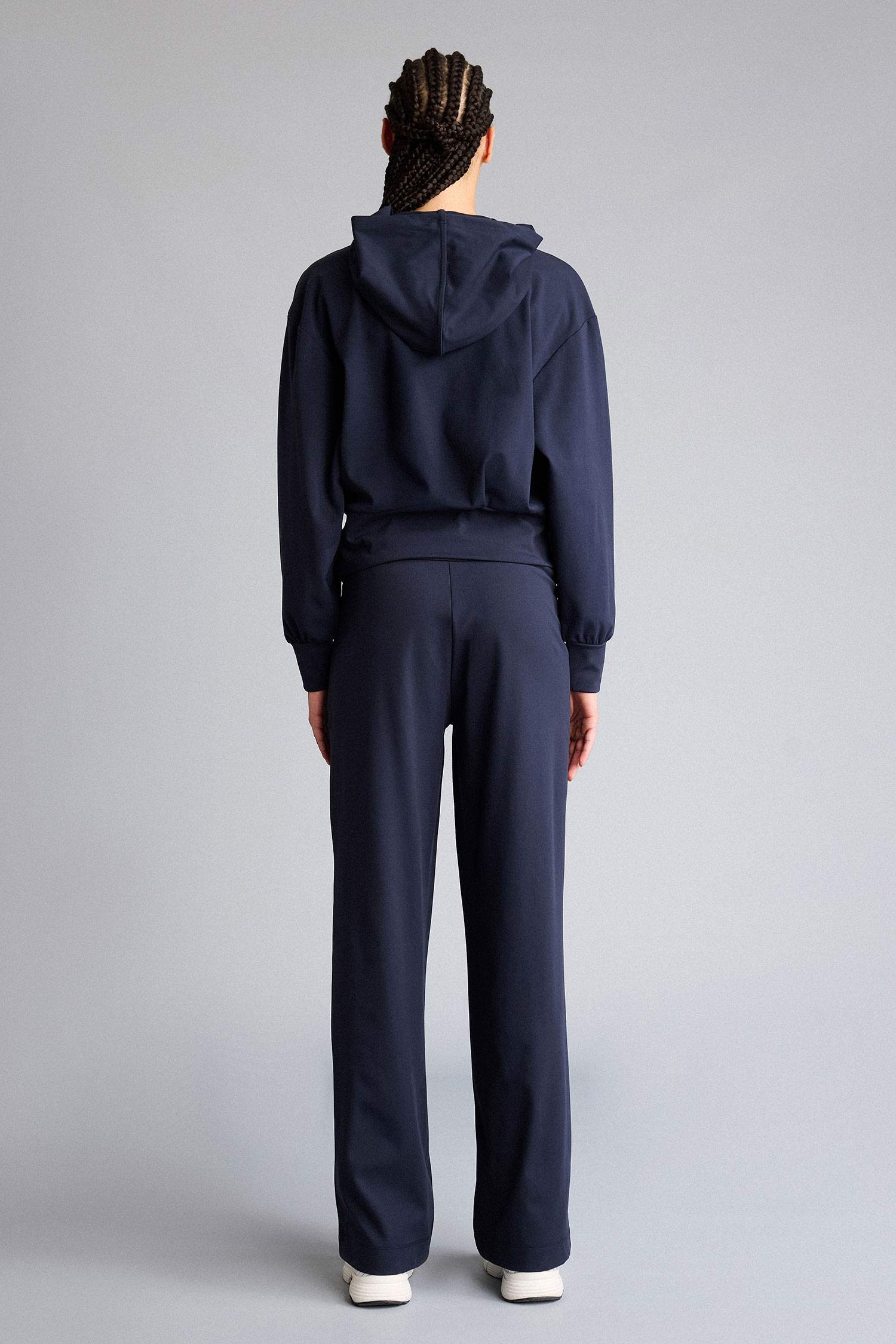 Wide Leg Long Pocketed Sports Pants