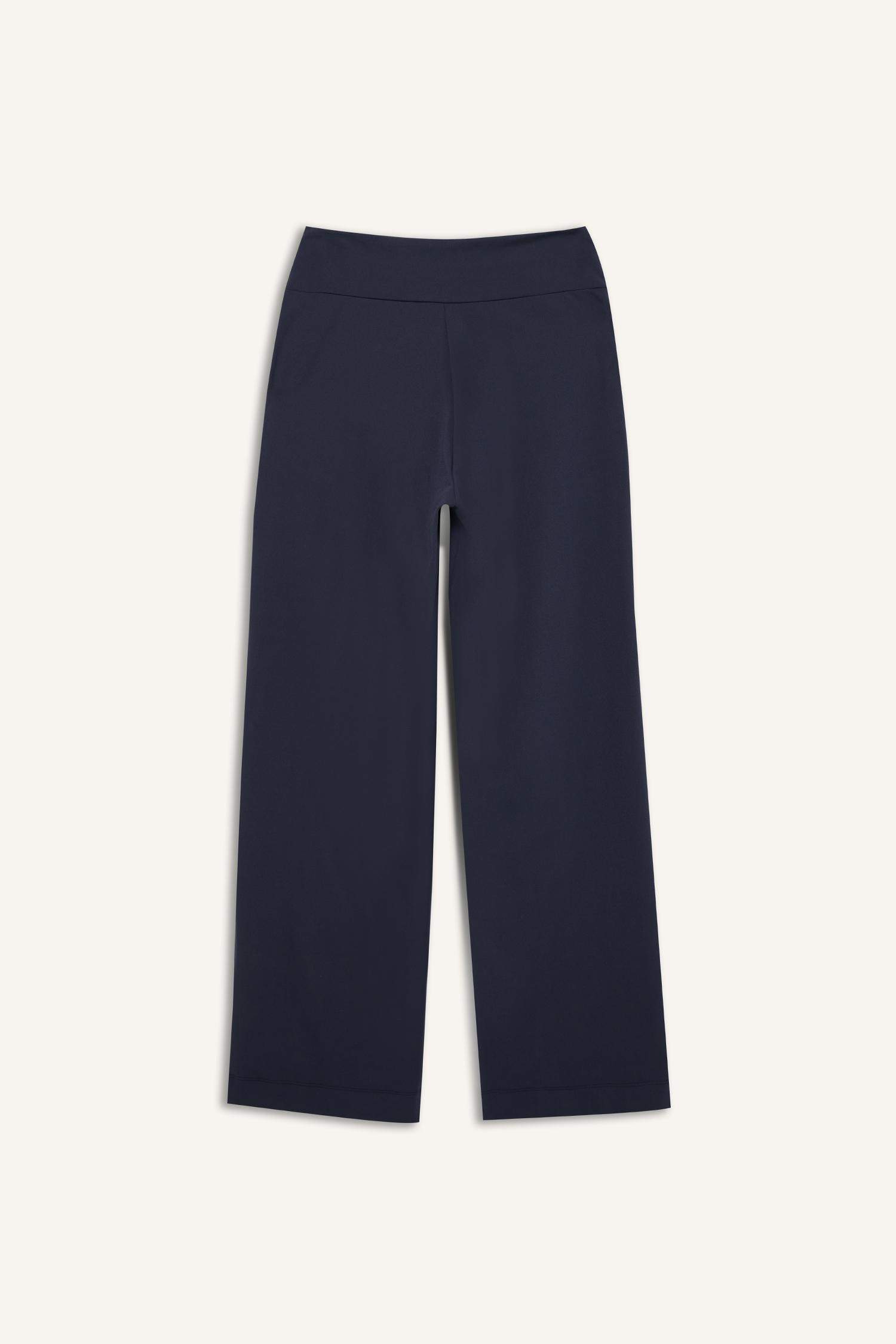 Wide Leg Long Pocketed Sports Pants