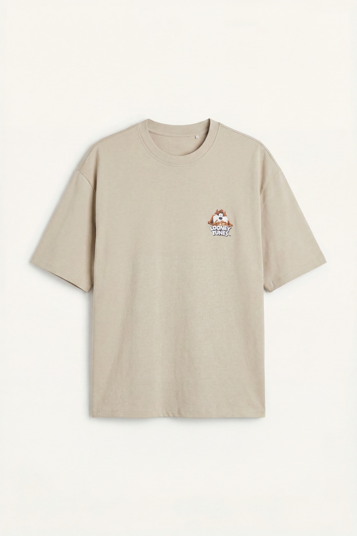 DeFacto %100 Pamuk Looney Tunes Boxy Fit Kısa kollu Baskılı Tişört görsel 7