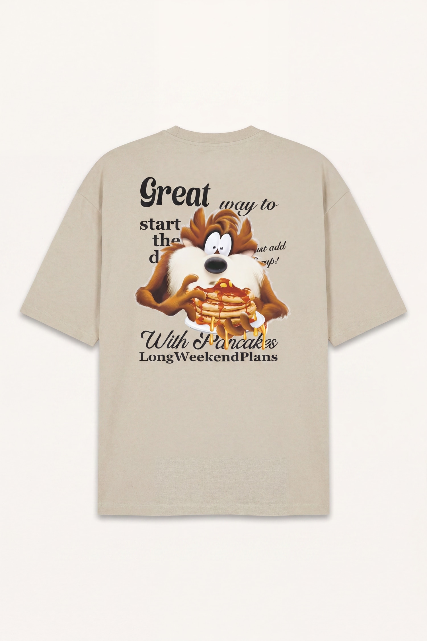 DeFacto %100 Pamuk Looney Tunes Boxy Fit Kısa kollu Baskılı Tişört görsel 8