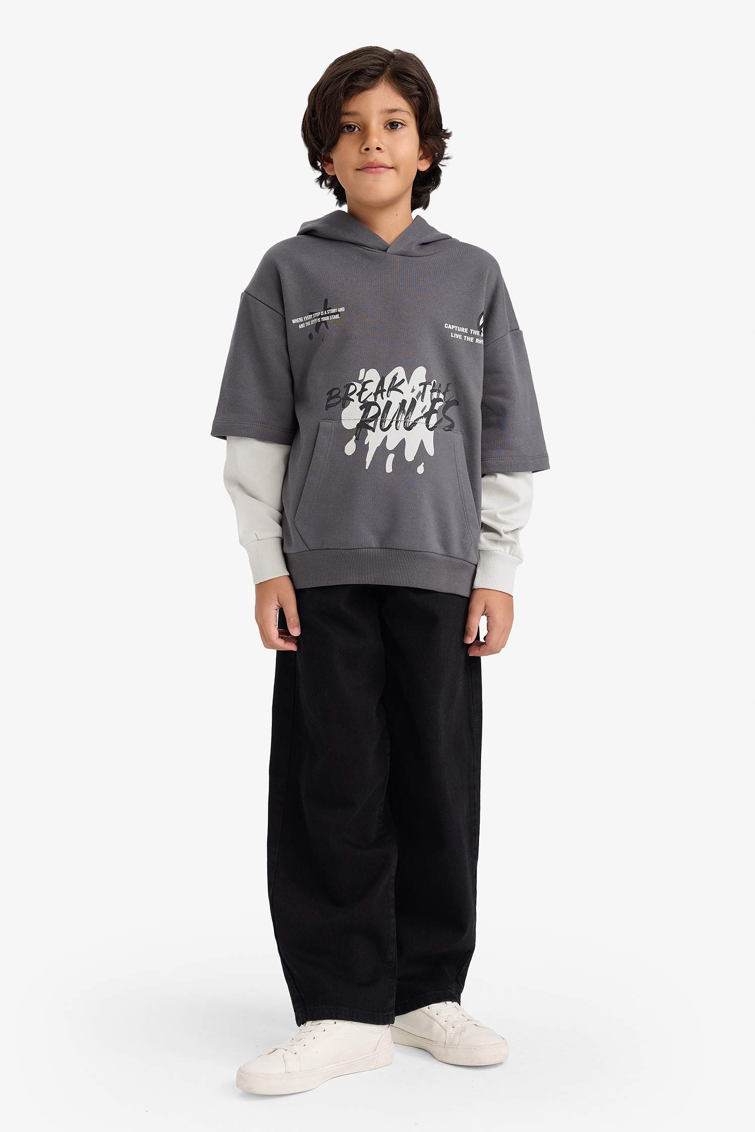 Regular Fit Hooded Sweatshirt