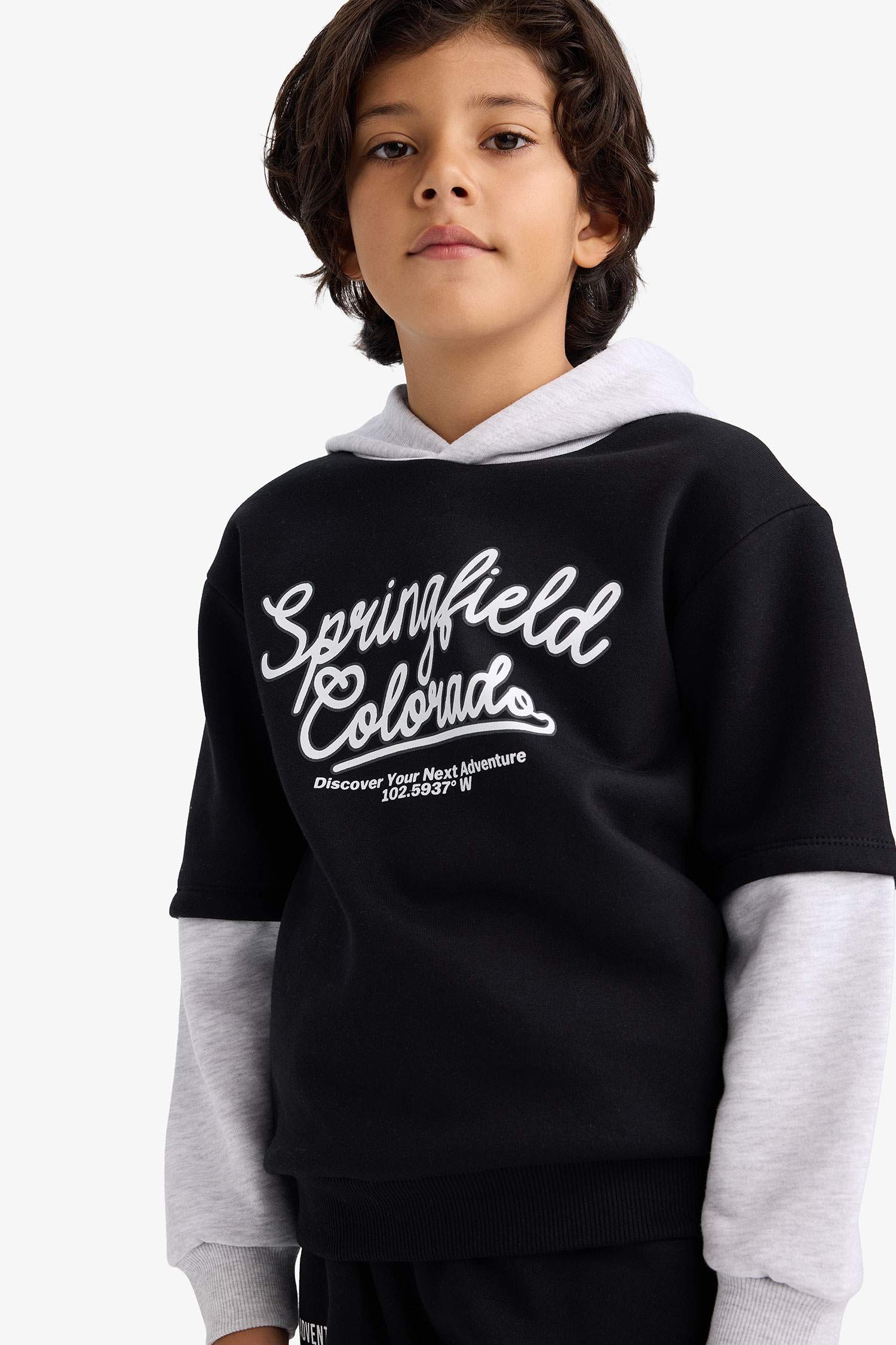 New Regular Fit Hooded Sweatshirt