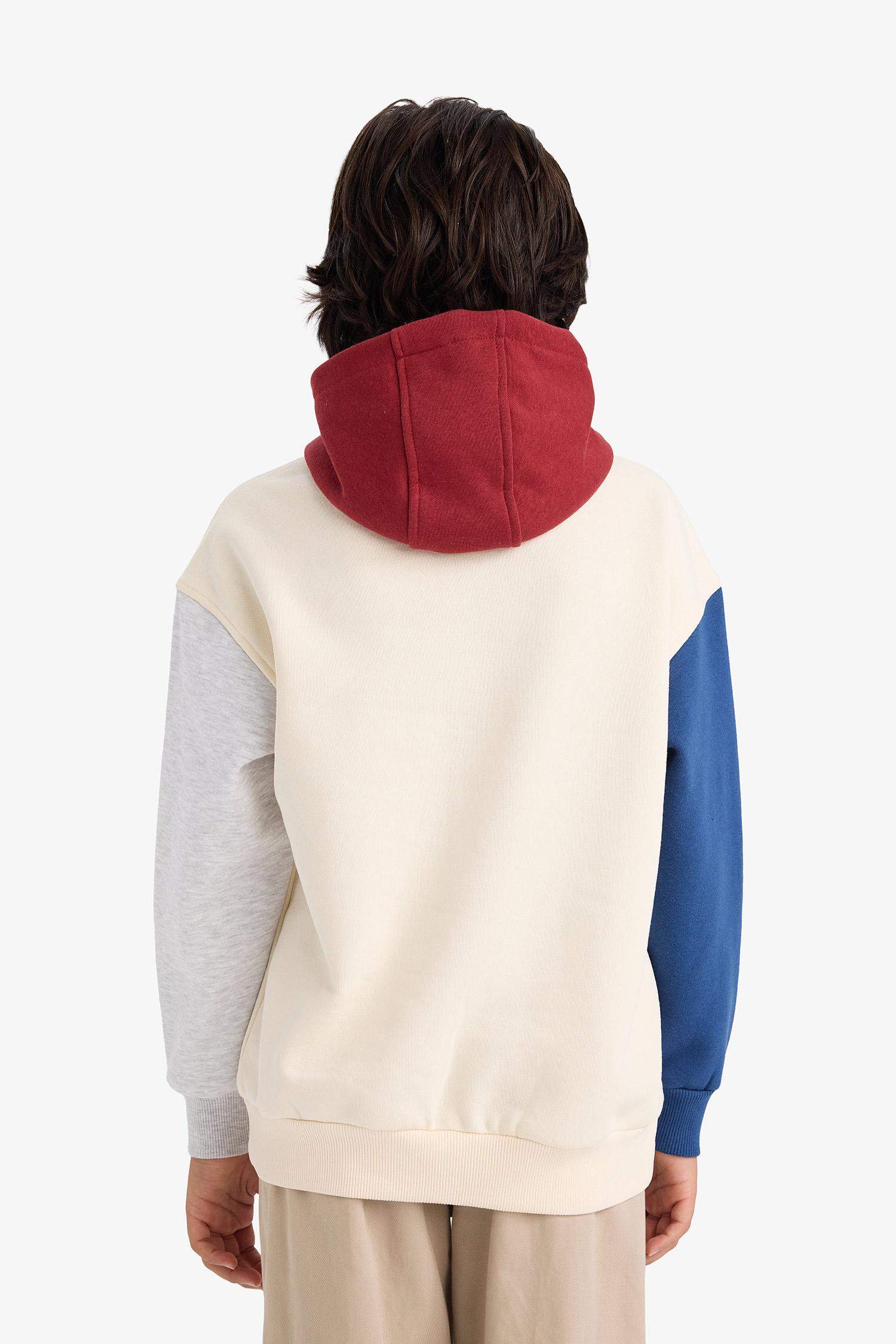 Sweat- Shirt Coupe Oversize À capuche Imprimé