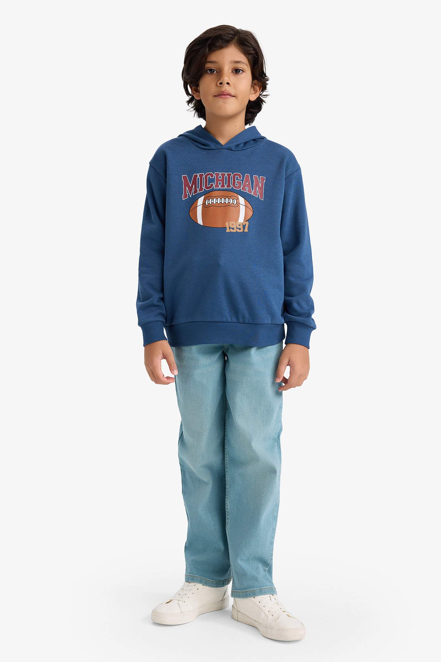 New Regular Fit Hooded Sweatshirt