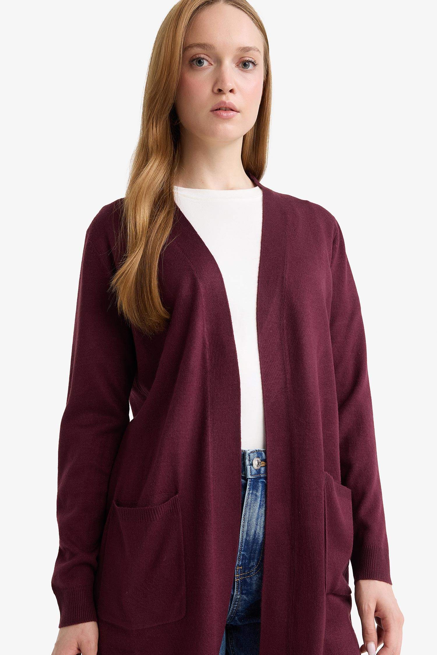 Кардиган Regular Fit с V-образным вырезом