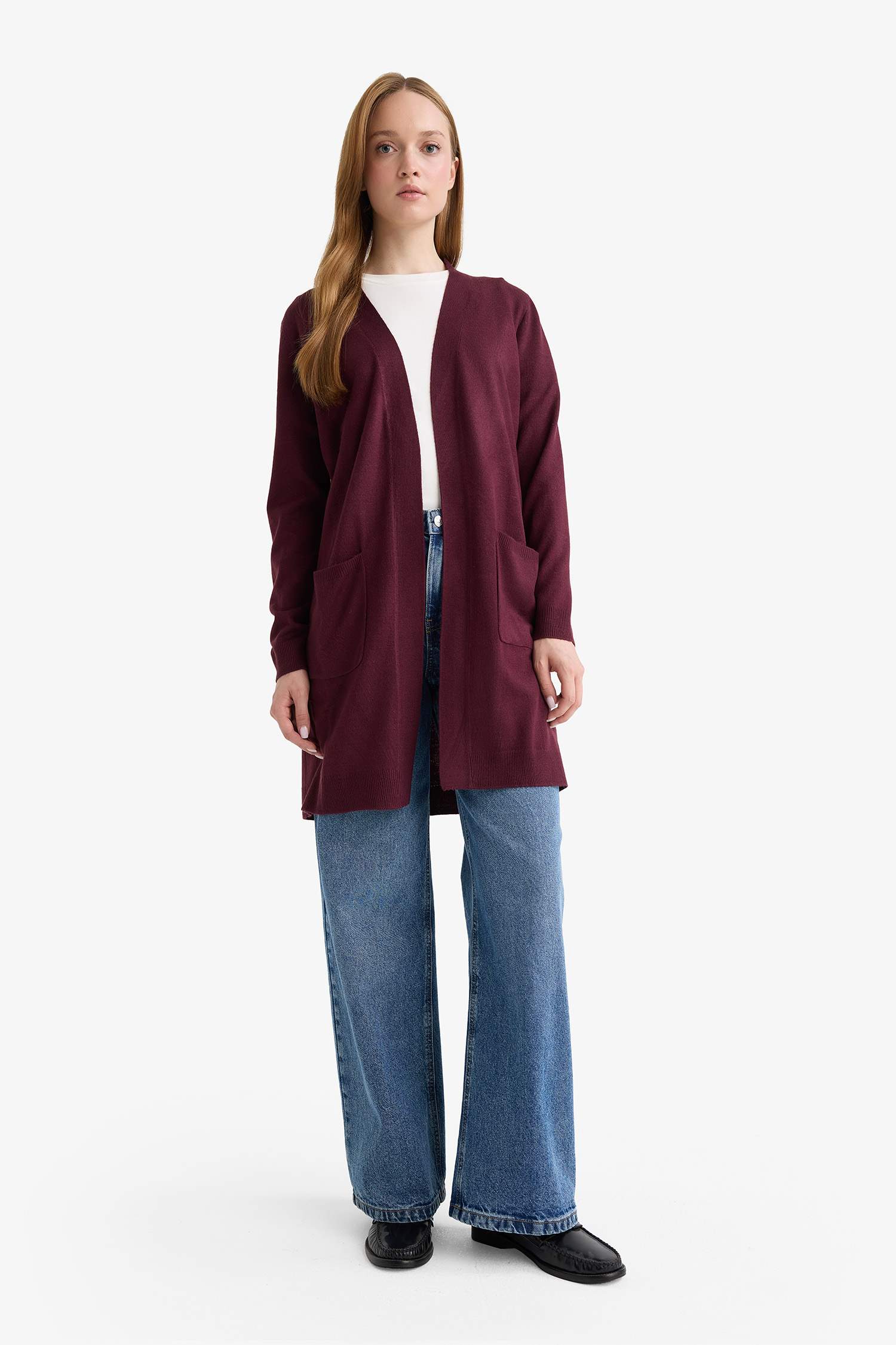 Кардиган Regular Fit с V-образным вырезом