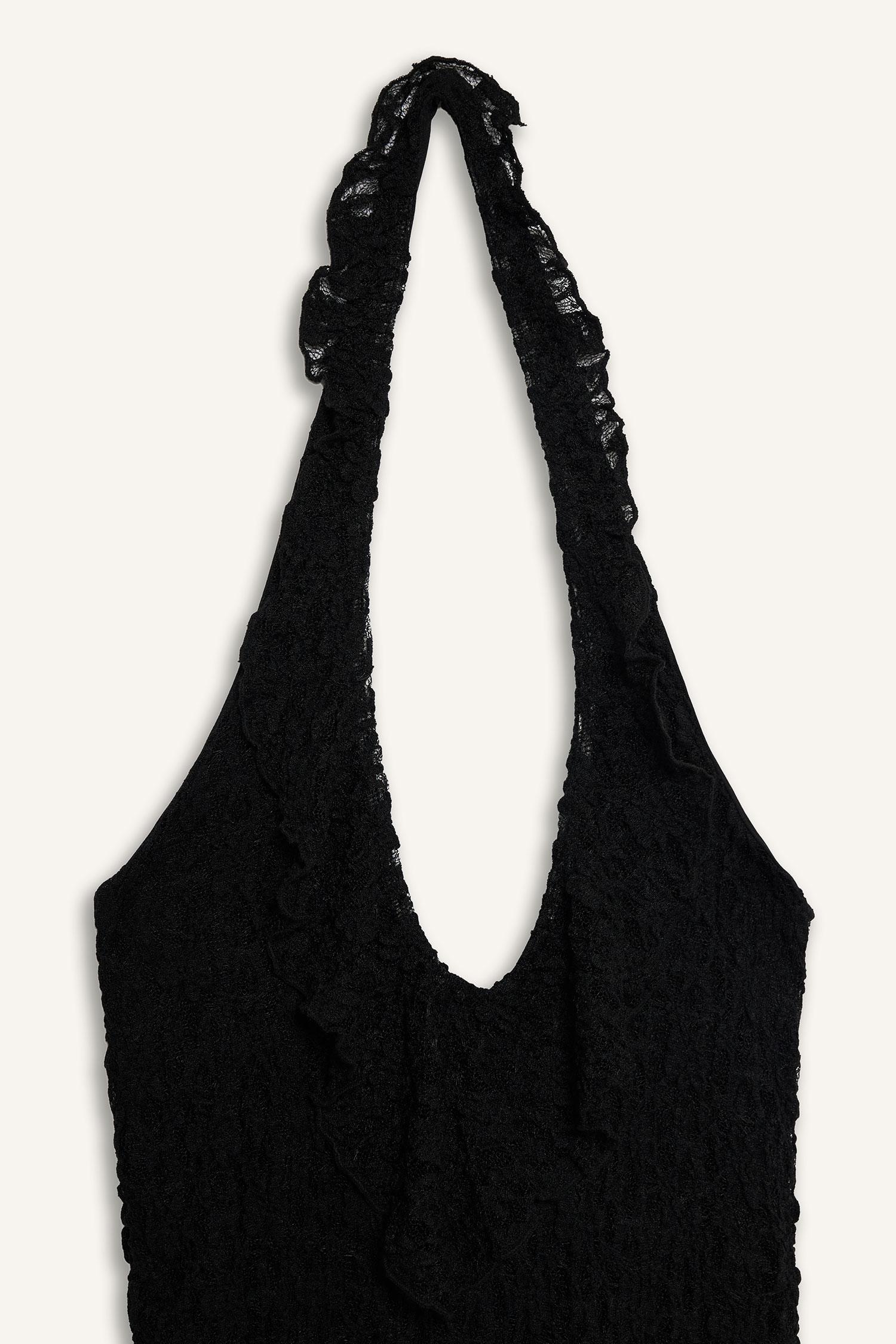 DeFacto Halter Yaka Dantel Bluz görsel 5