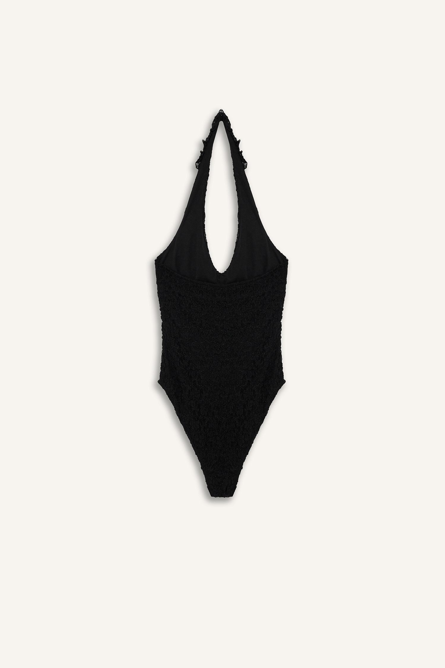 DeFacto Halter Yaka Dantel Bluz görsel 6