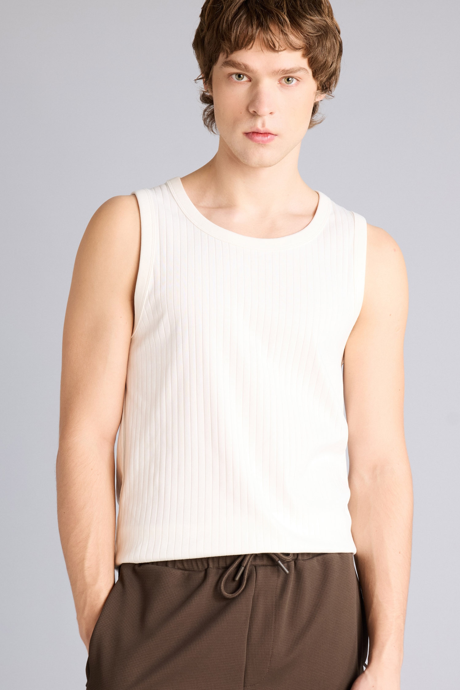 DeFacto Pamuklu Regular Fit Fitilli Kaşkorse Atlet