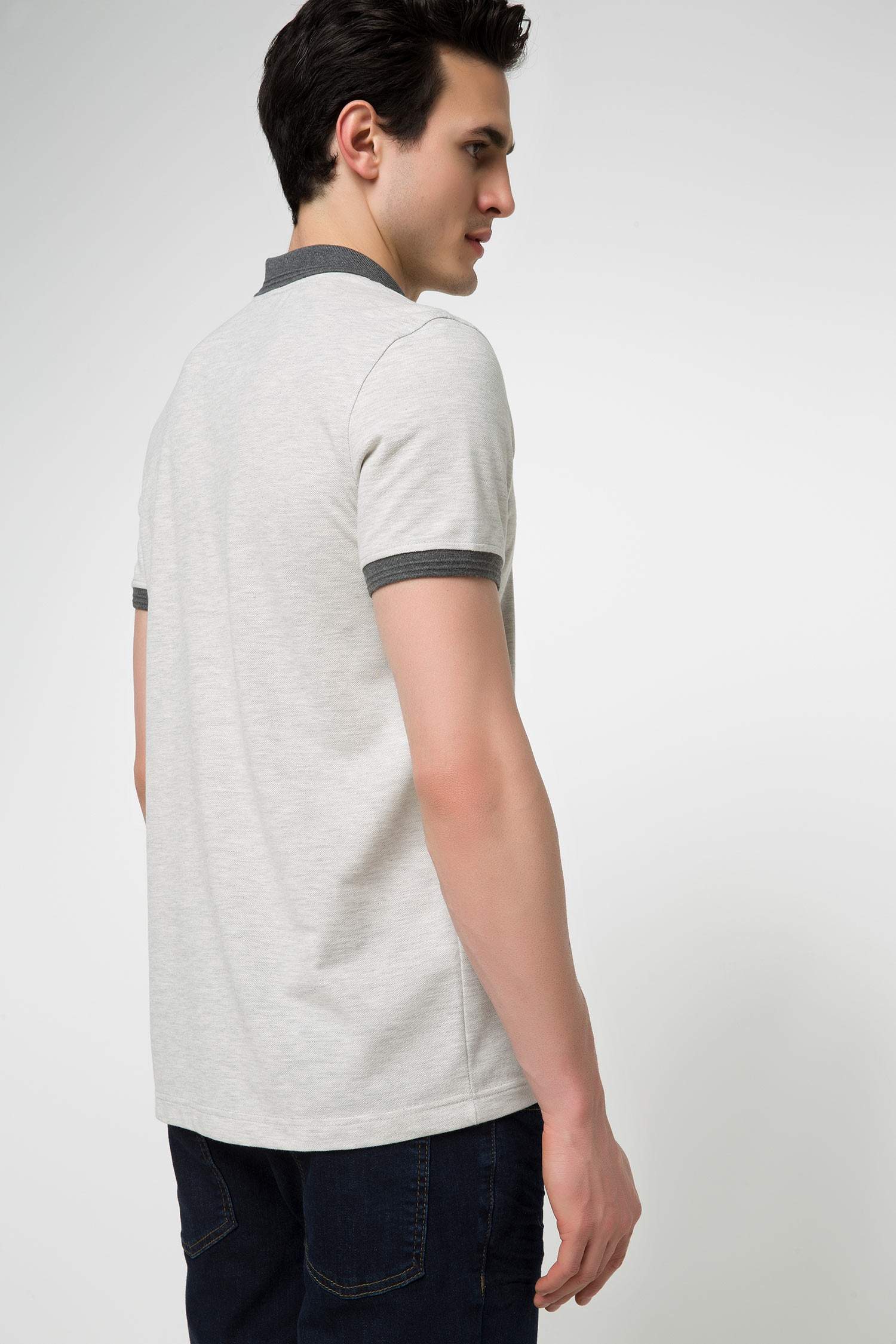 Defacto Basic Slim Fit Polo T-shirt. 3