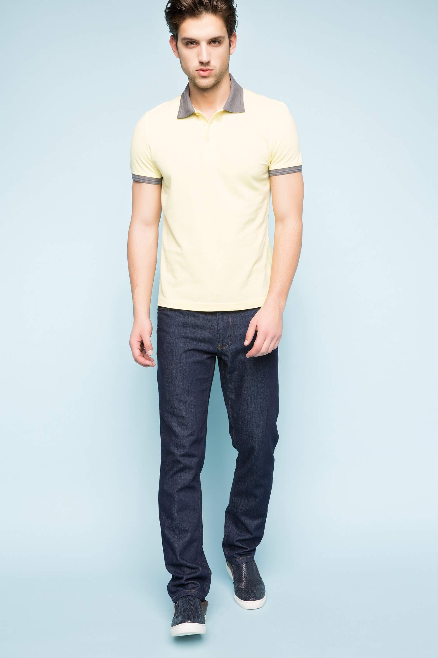 Defacto Basic Slim Fit Polo T-shirt. 2
