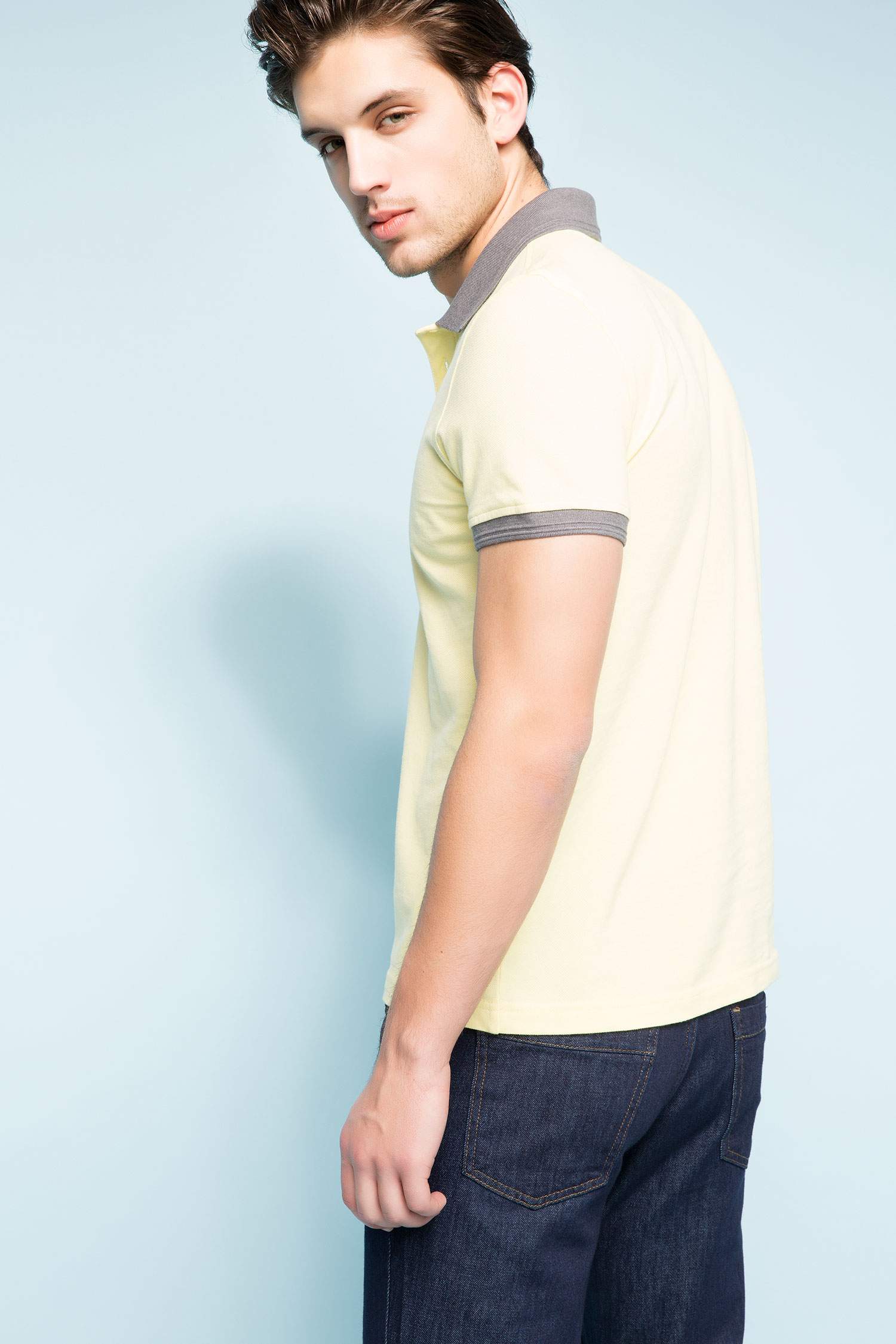 Defacto Basic Slim Fit Polo T-shirt. 3