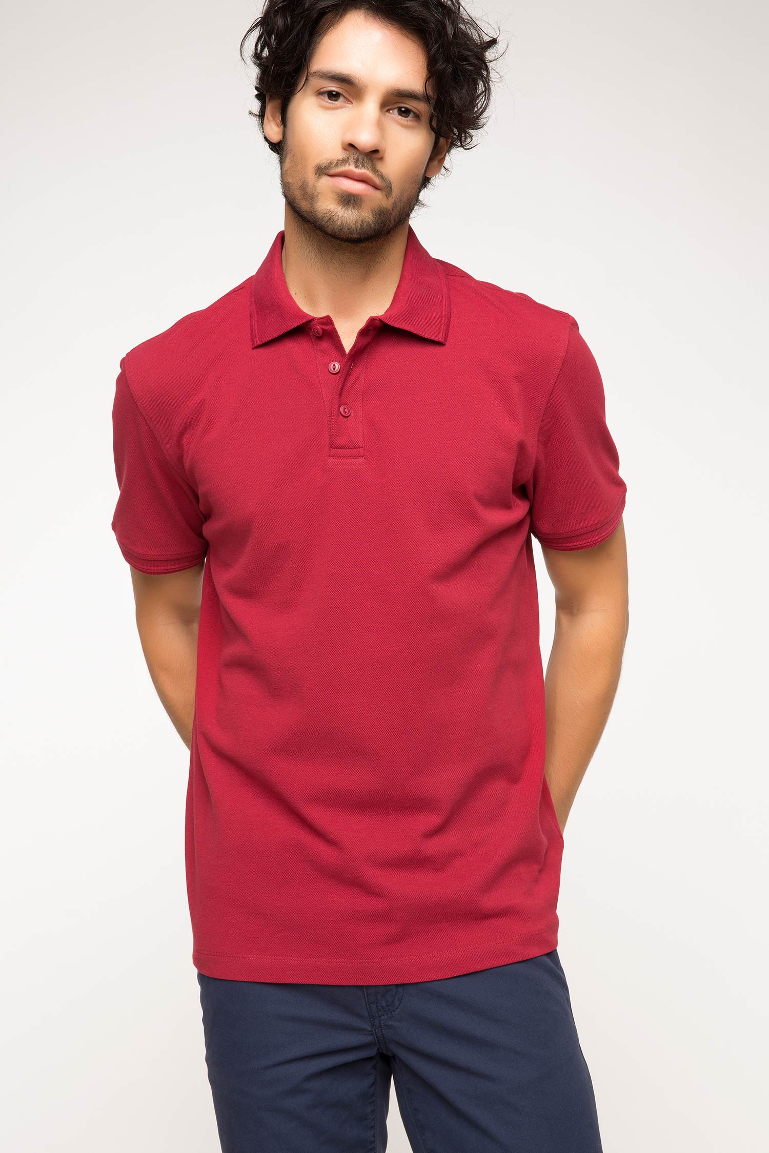 Defacto Basic Polo T-shirt. 1
