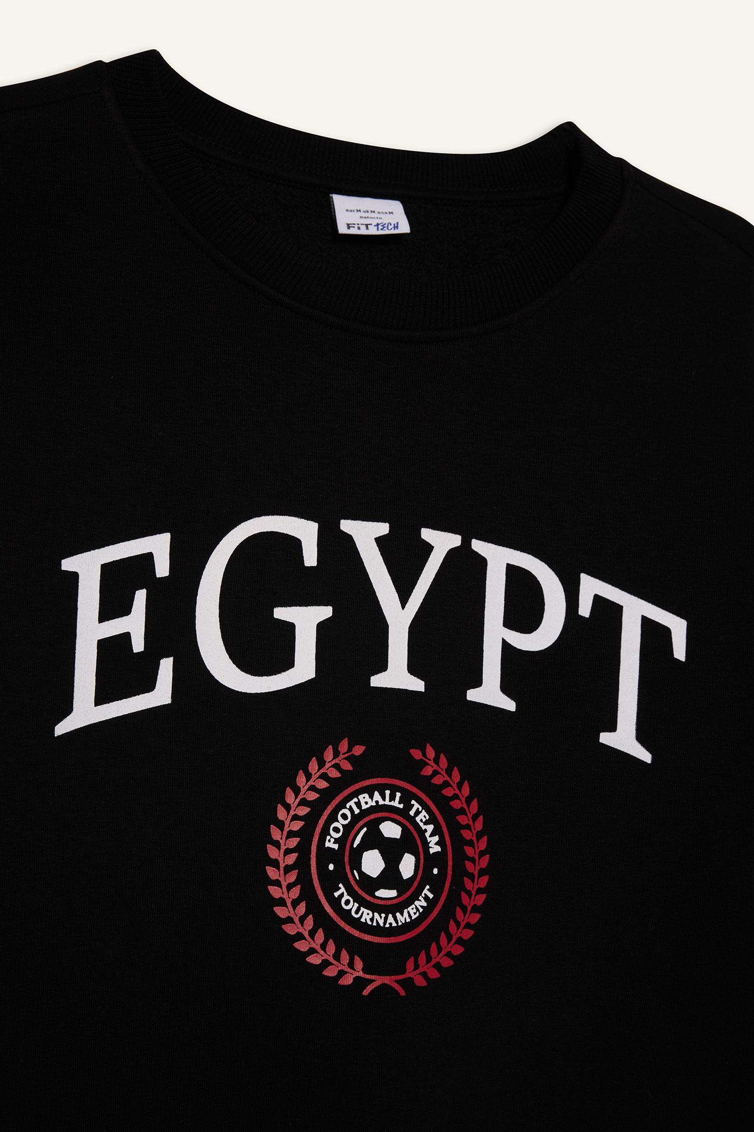 Boxy Fit Egypt Printed Sweatshirt