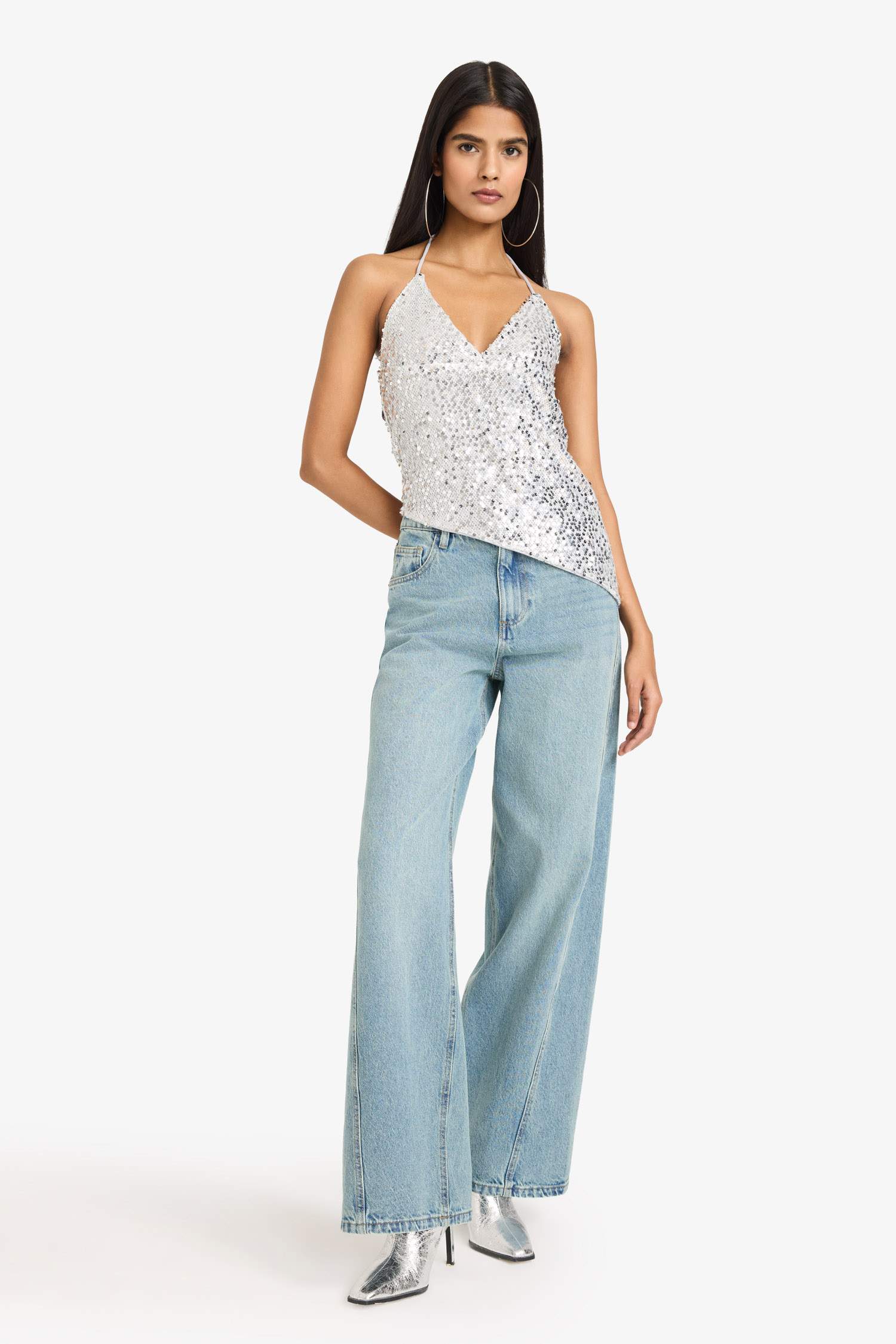 تيشيرت نص ردن برقبة مستديرة