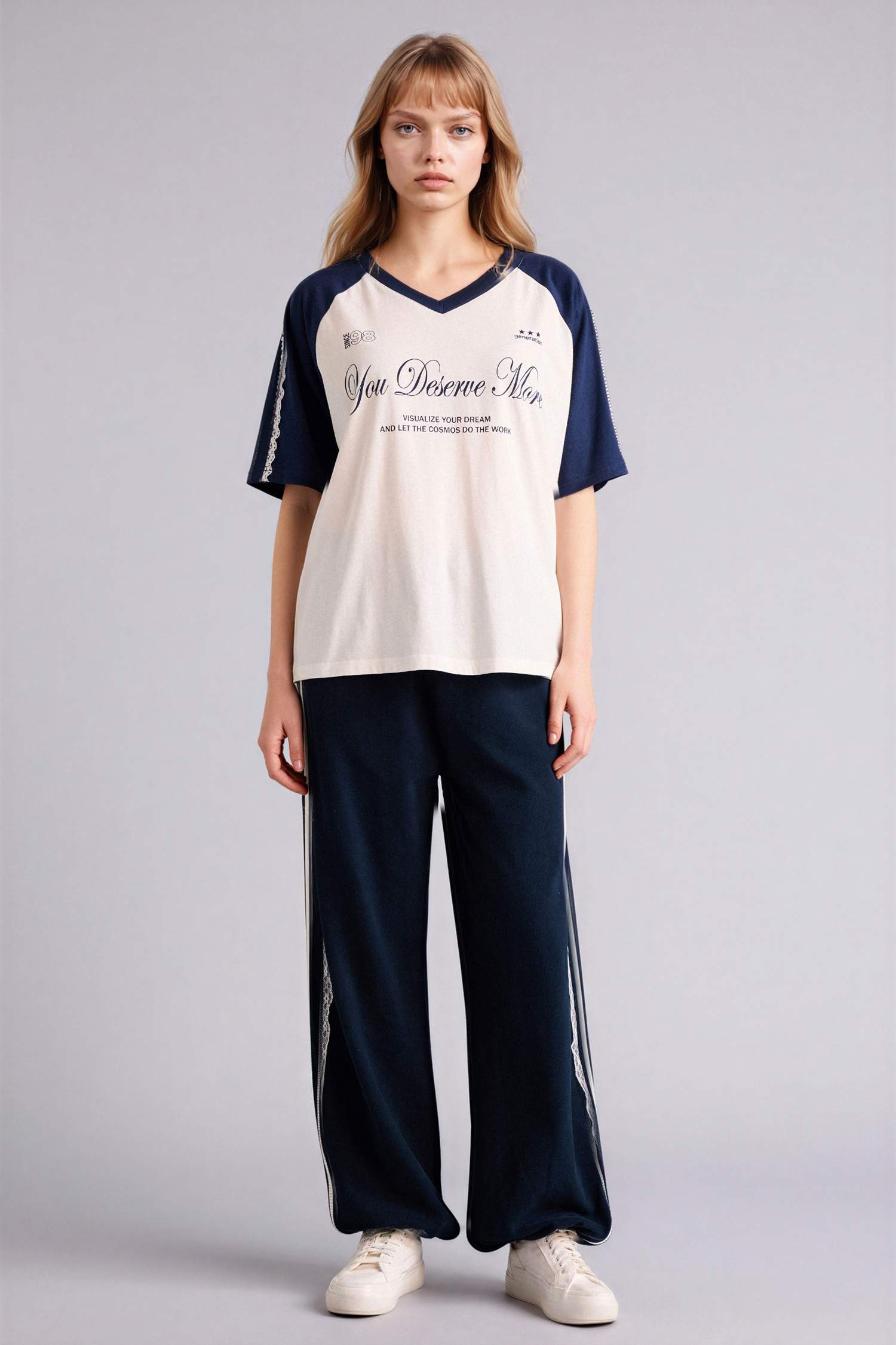 Oversıze Baskılı Tişört