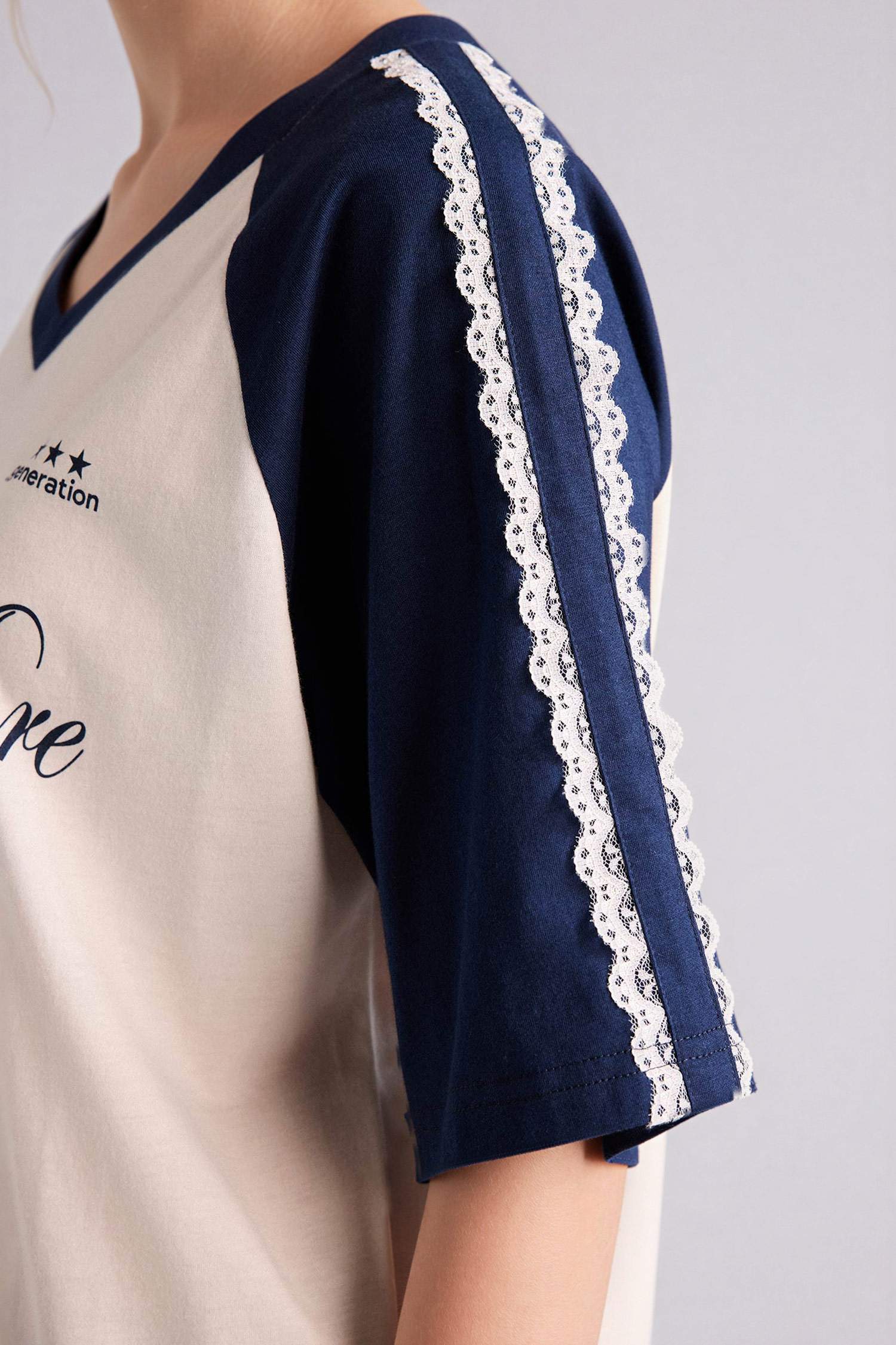 Oversıze Baskılı Tişört