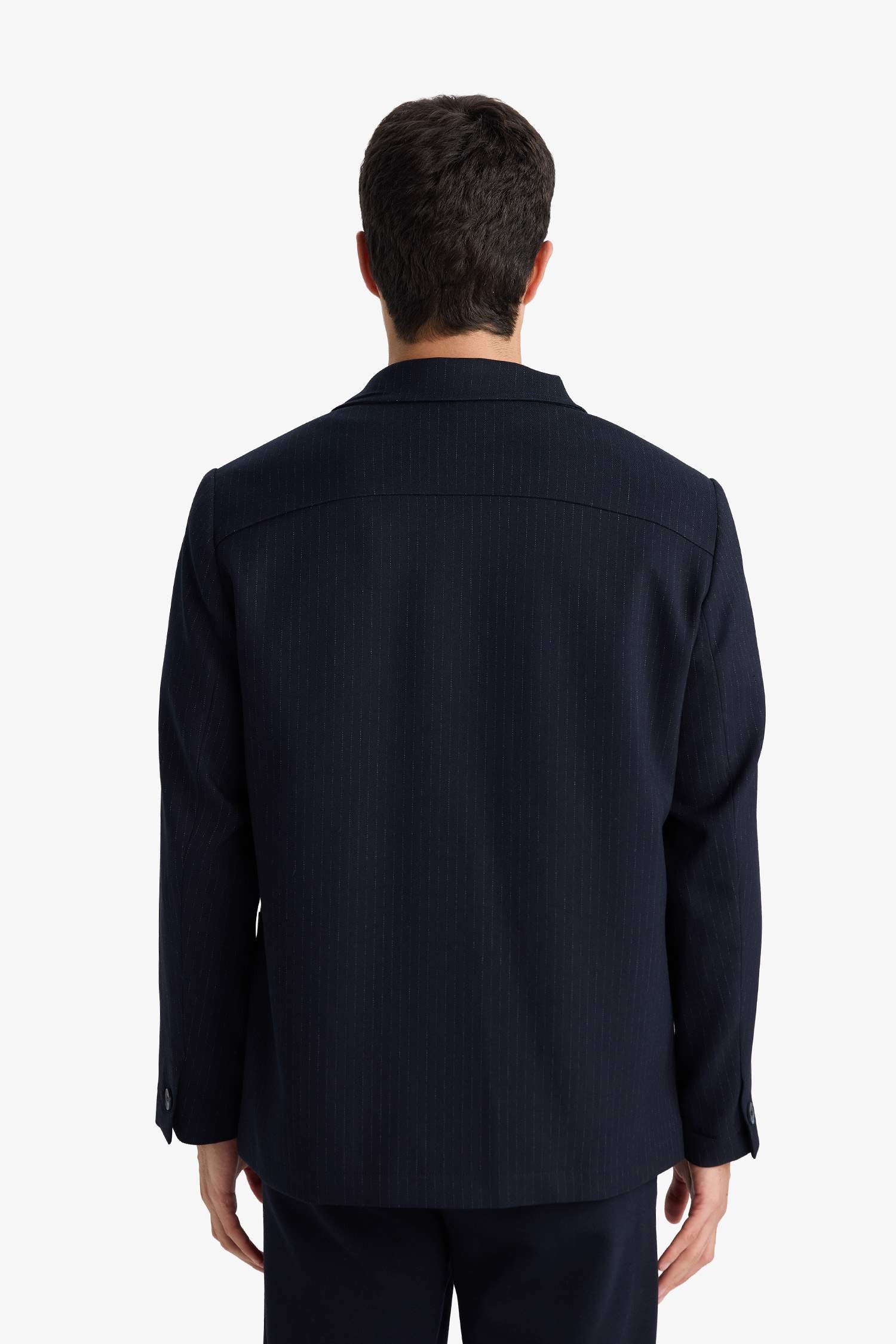 Relax Fit Pamuk Astarlı Twill Blazer Ceket