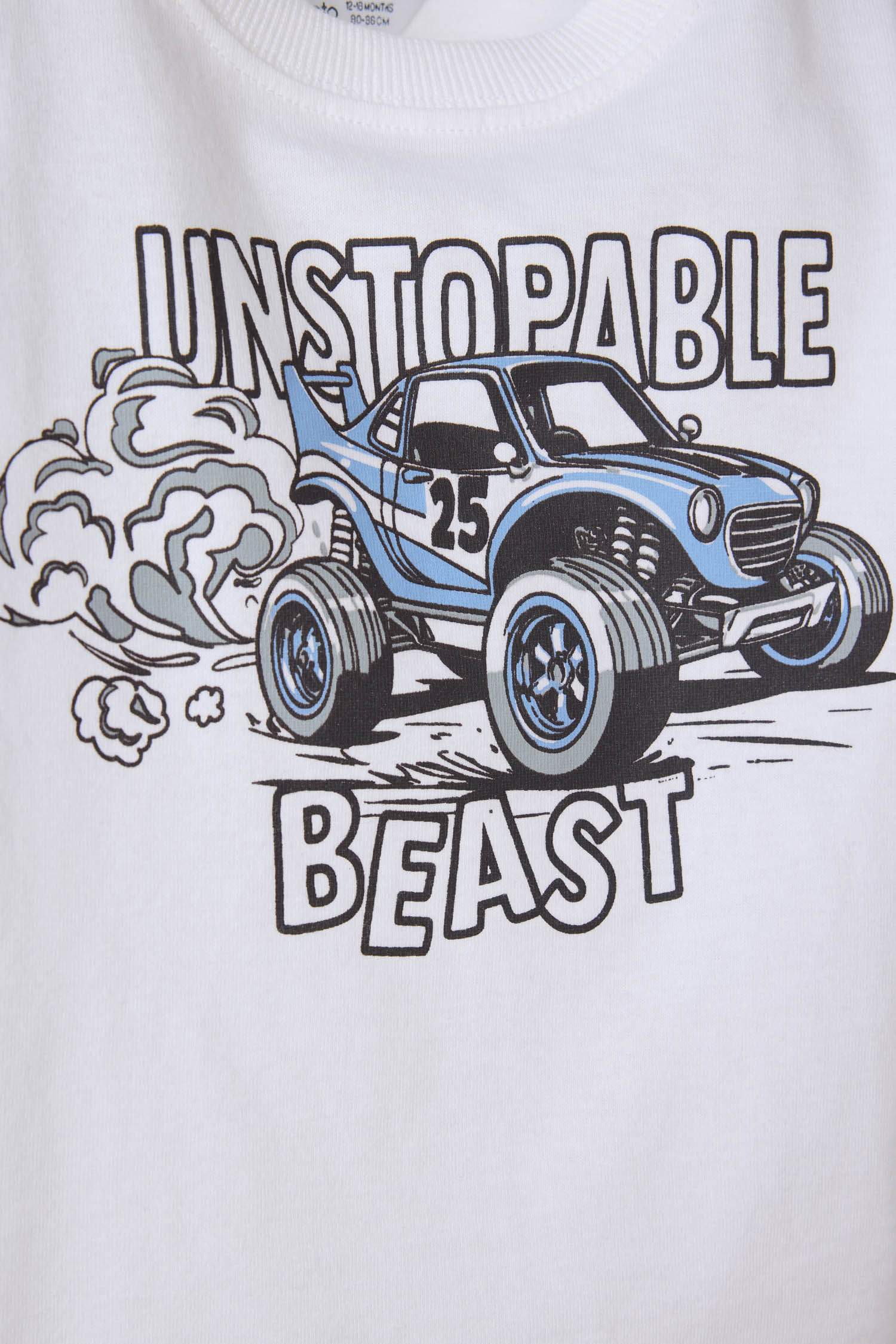 Erkek Bebek Baskılı 2'li Uzun Kollu Tişört