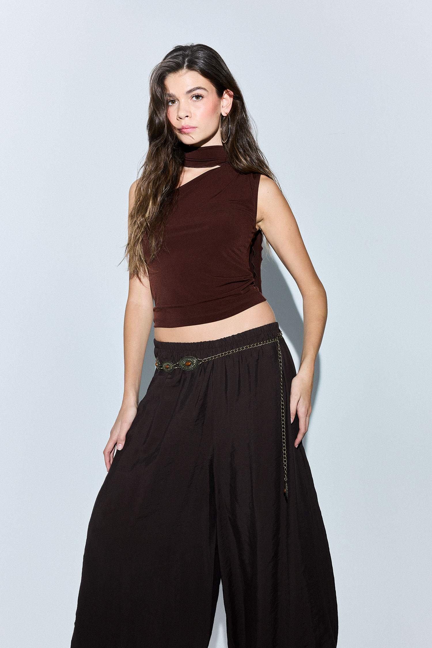 Slim Fit One Shoulder Tank Top