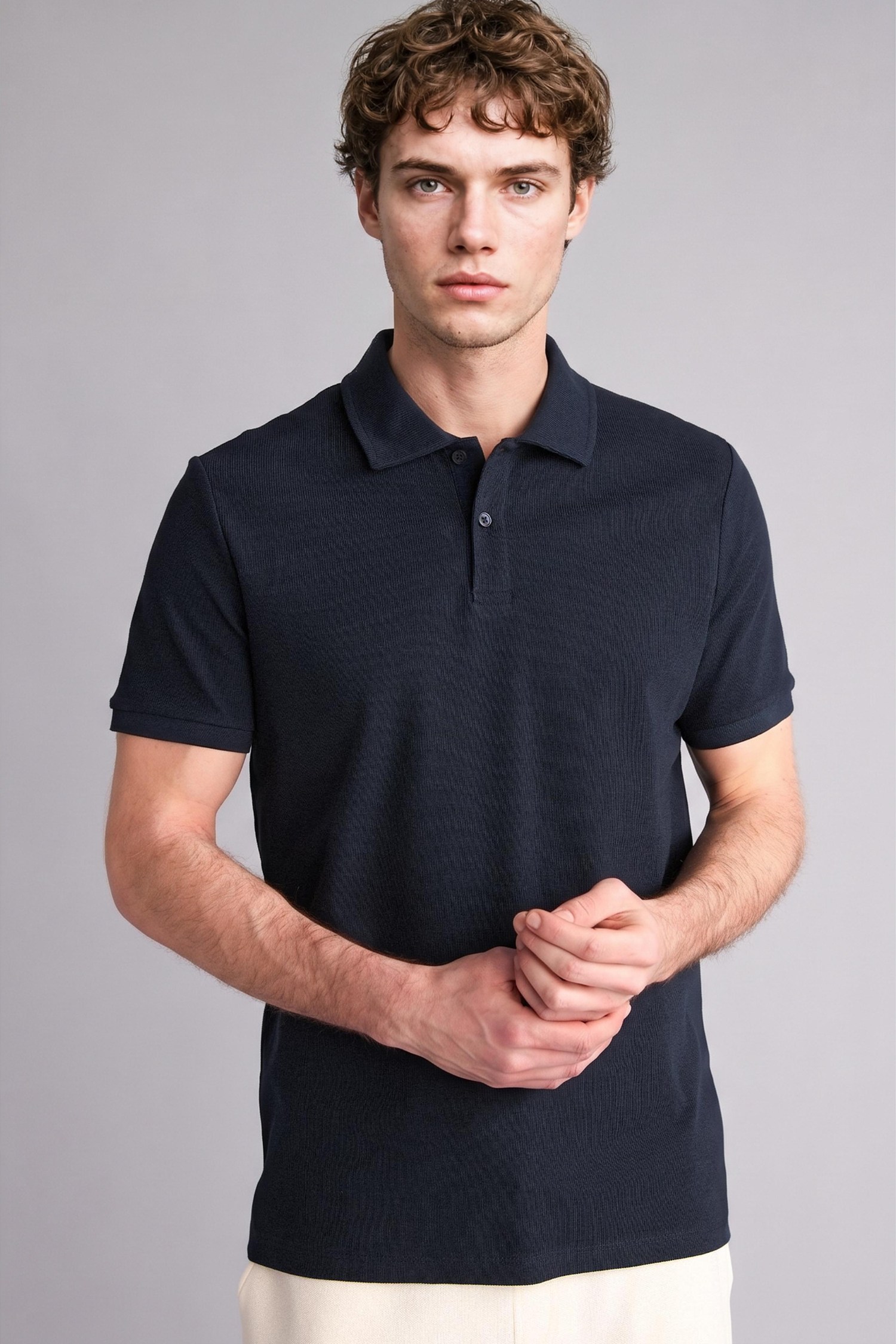 DeFacto %100 Pamuk Regular Fit Kısa kollu Polo Tişört