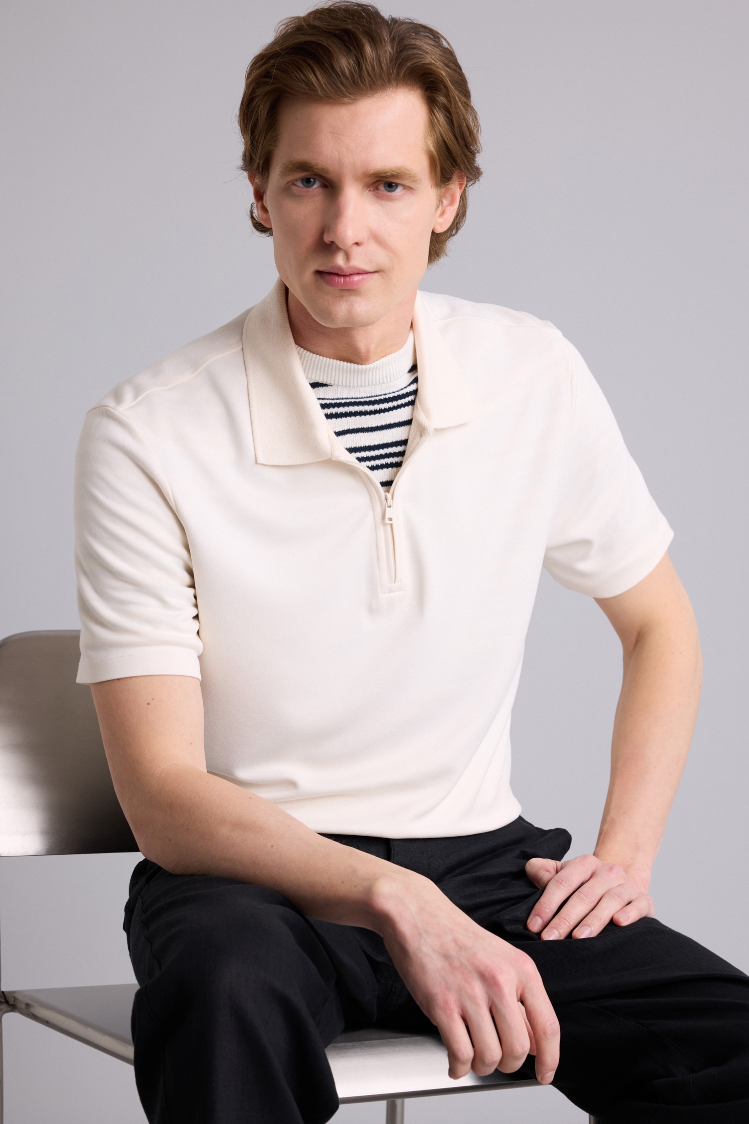 DeFacto Regular Fıt Polo Tişört görsel 4