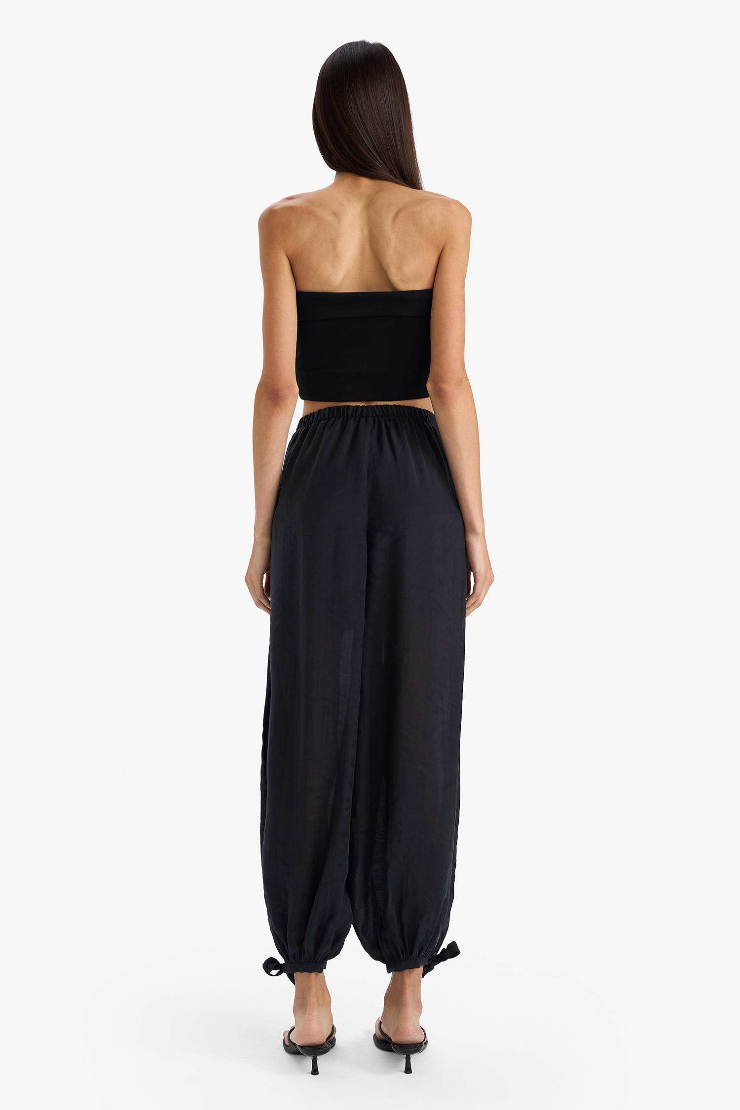 Balloon Fit Yüksek Bel Pantolon