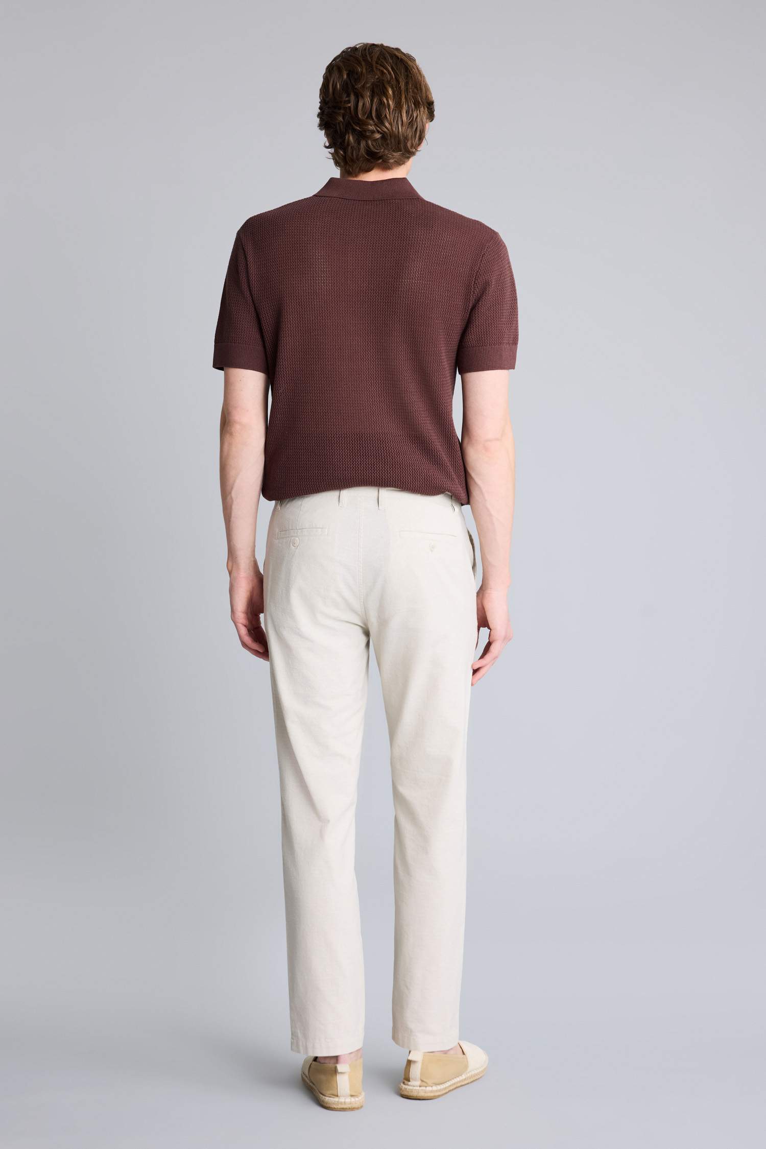 Beige Man Regular Fit Trousers 3376337 | DeFacto