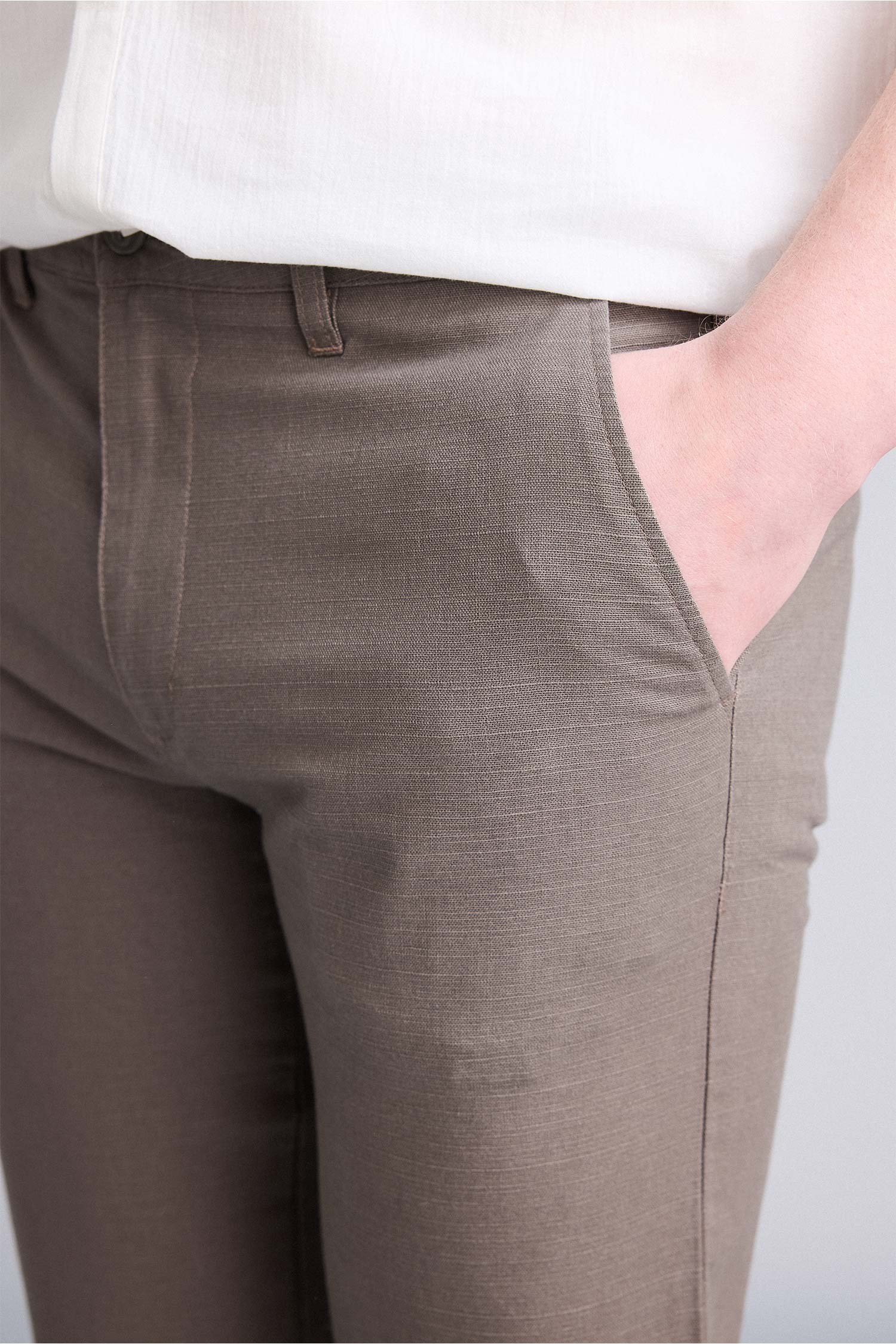 DeFacto %100 Pamuk Regular Fit Pantolon görsel 4