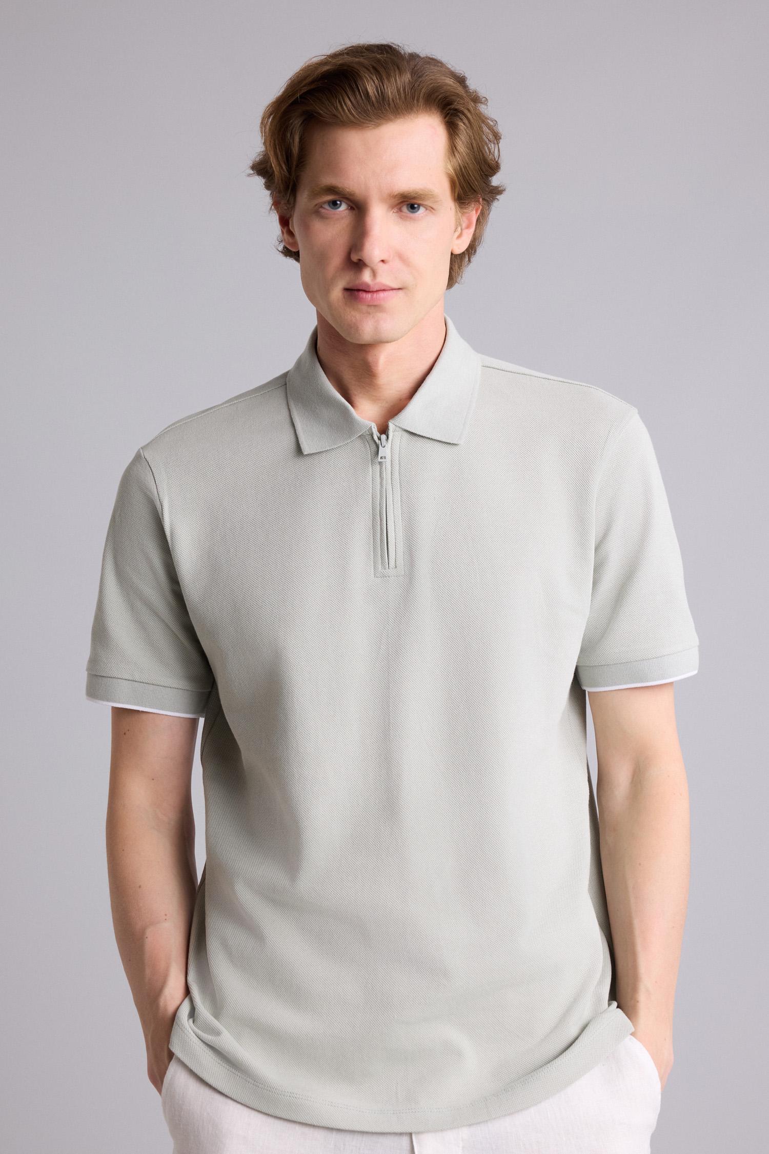 DeFacto %100 Pamuk Regular Fit Polo Tişört görsel 5