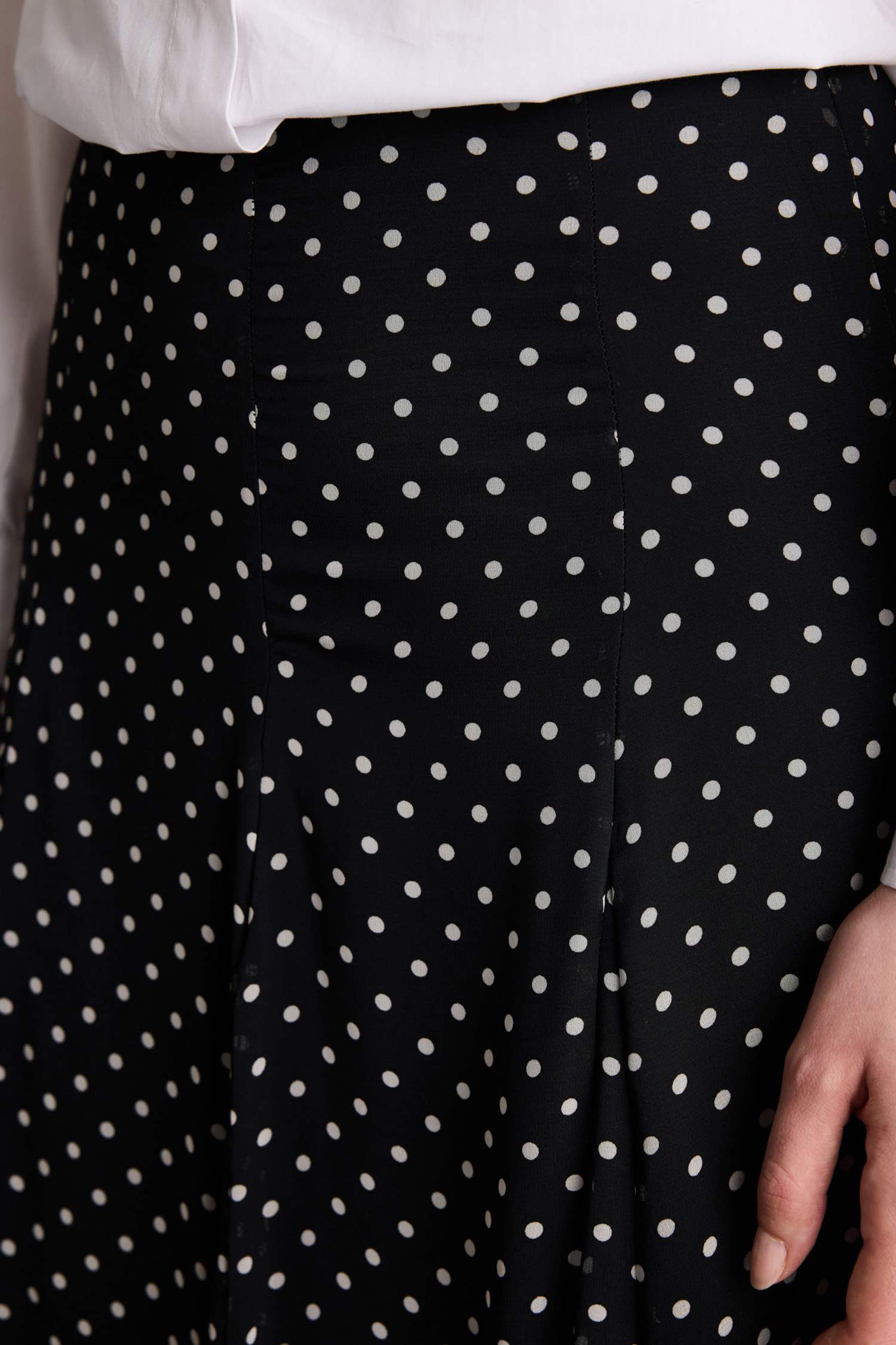 جيبة طويلة شيفون مطبوع