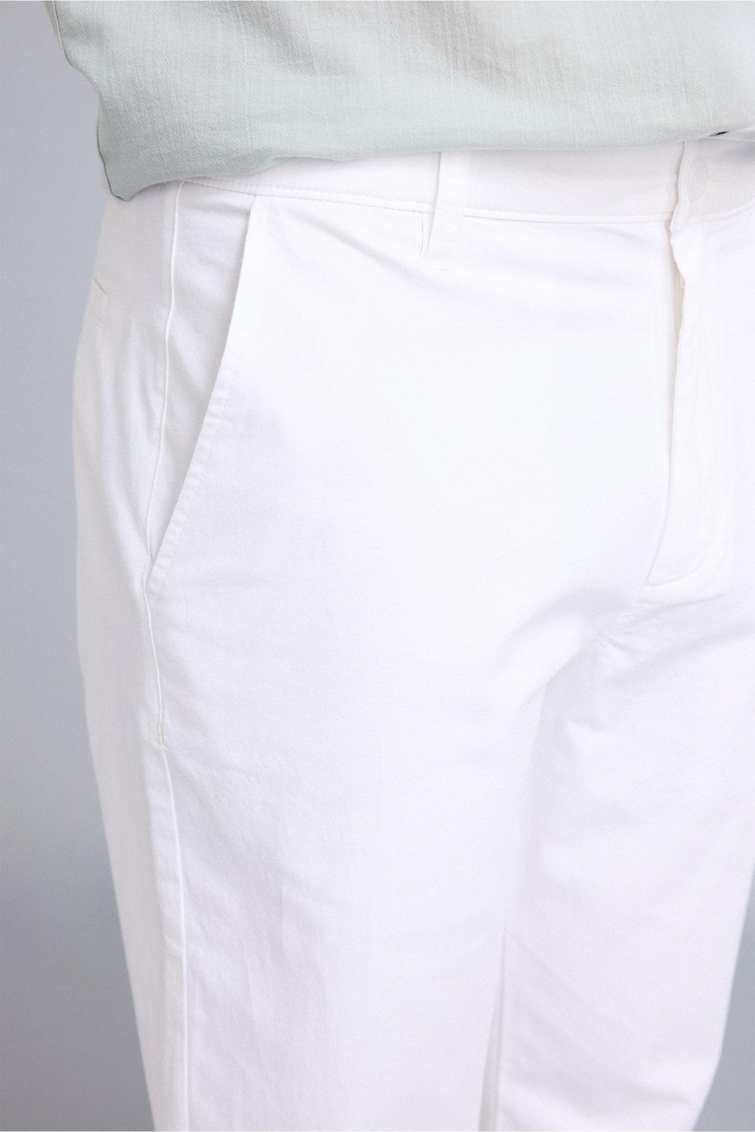 DeFacto Keten Karışımlı Regular Fit Pantolon görsel 5
