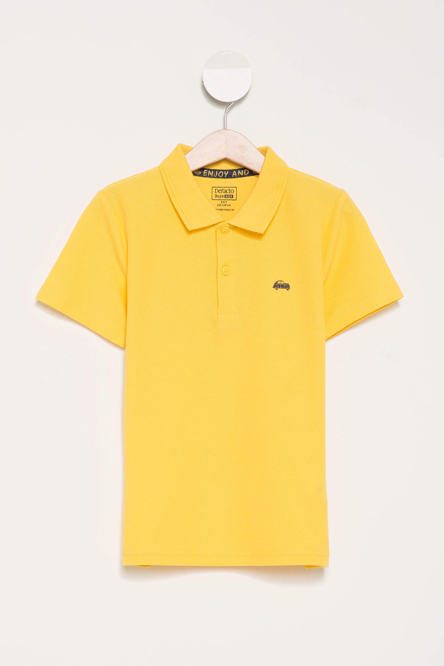 Defacto Basic Erkek Çocuk Polo T-shirt. 3