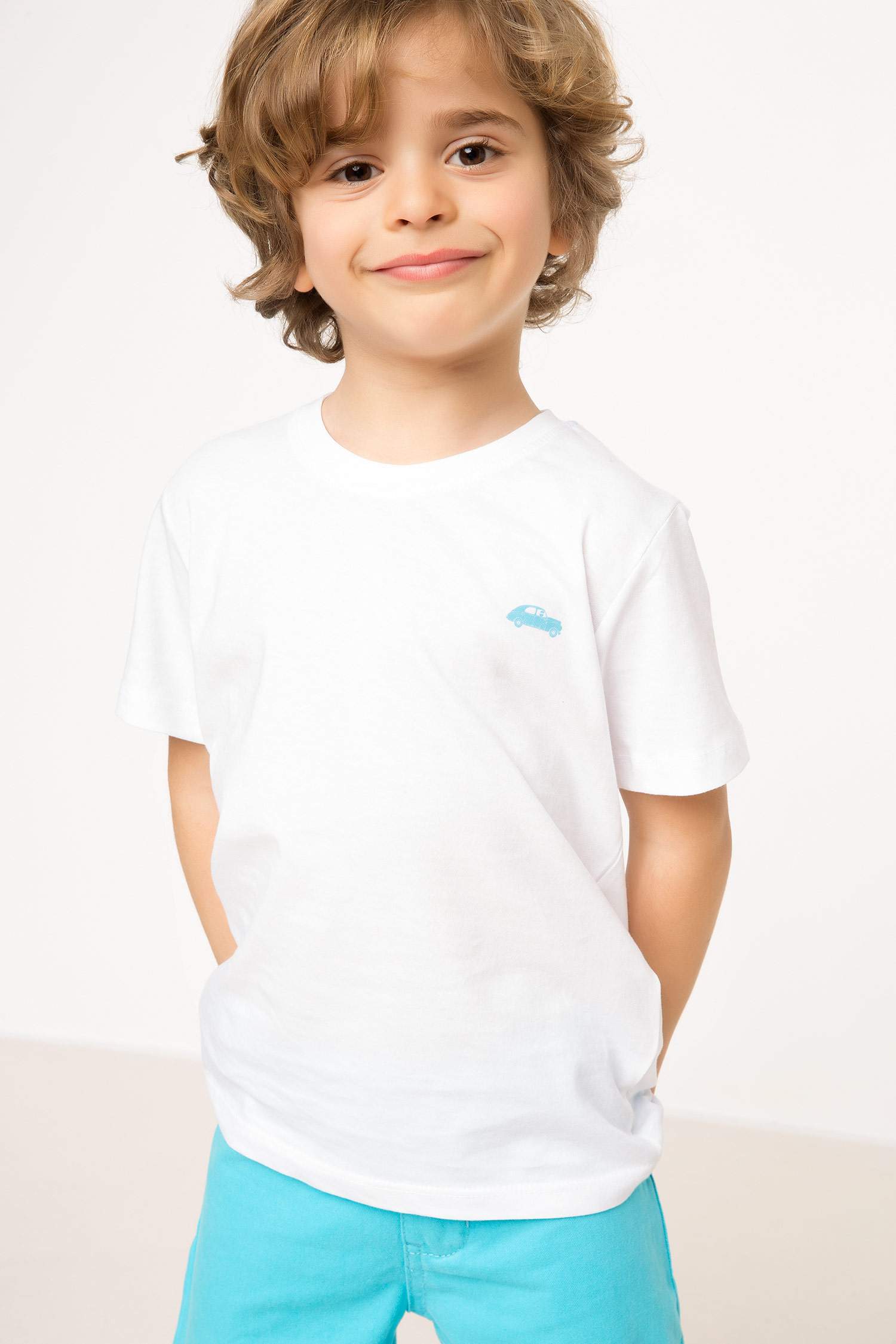 Defacto Basic Erkek Çocuk T-shirt. 1