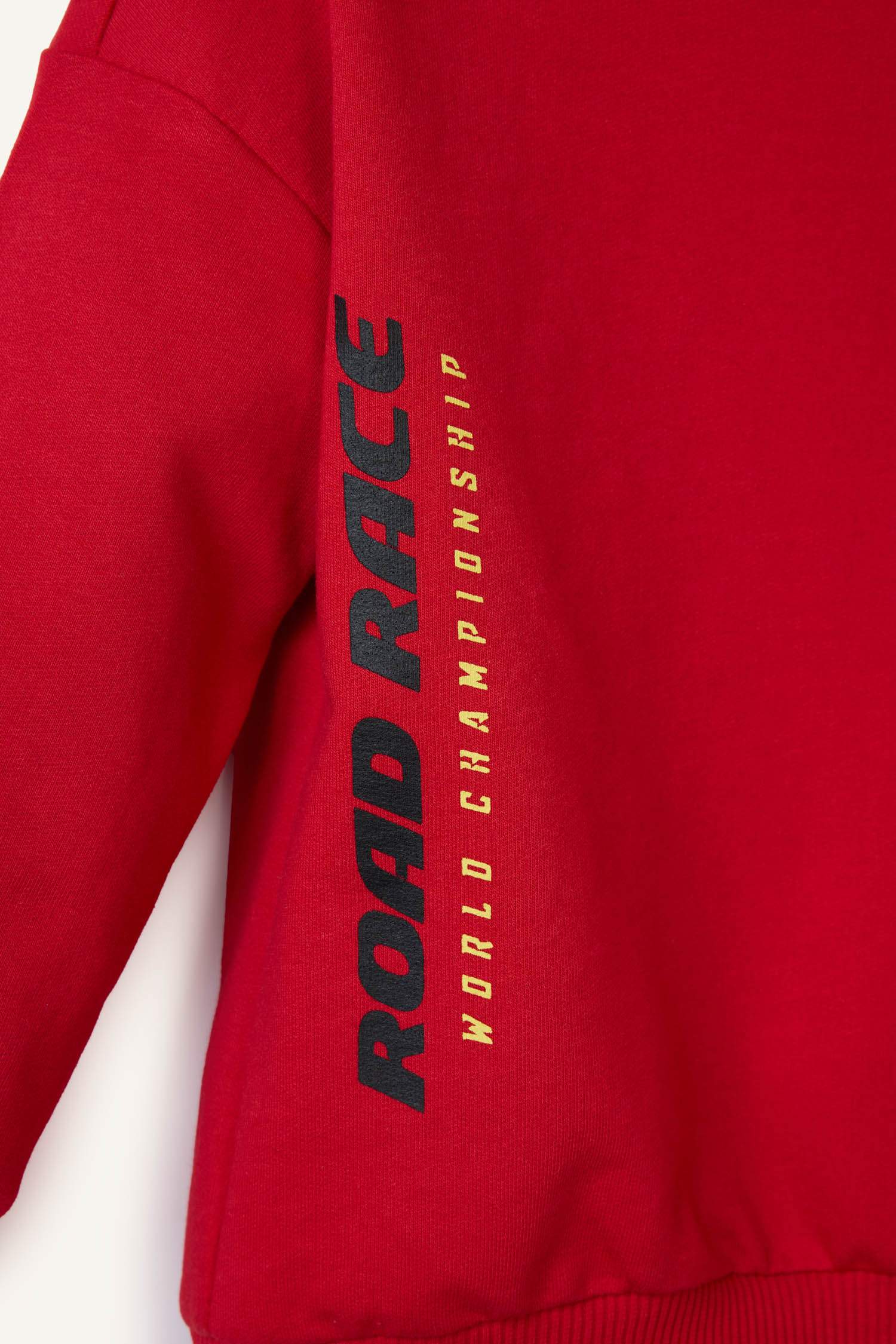 Erkek Bebek Bisiklet Yaka Baskılı Sweatshirt