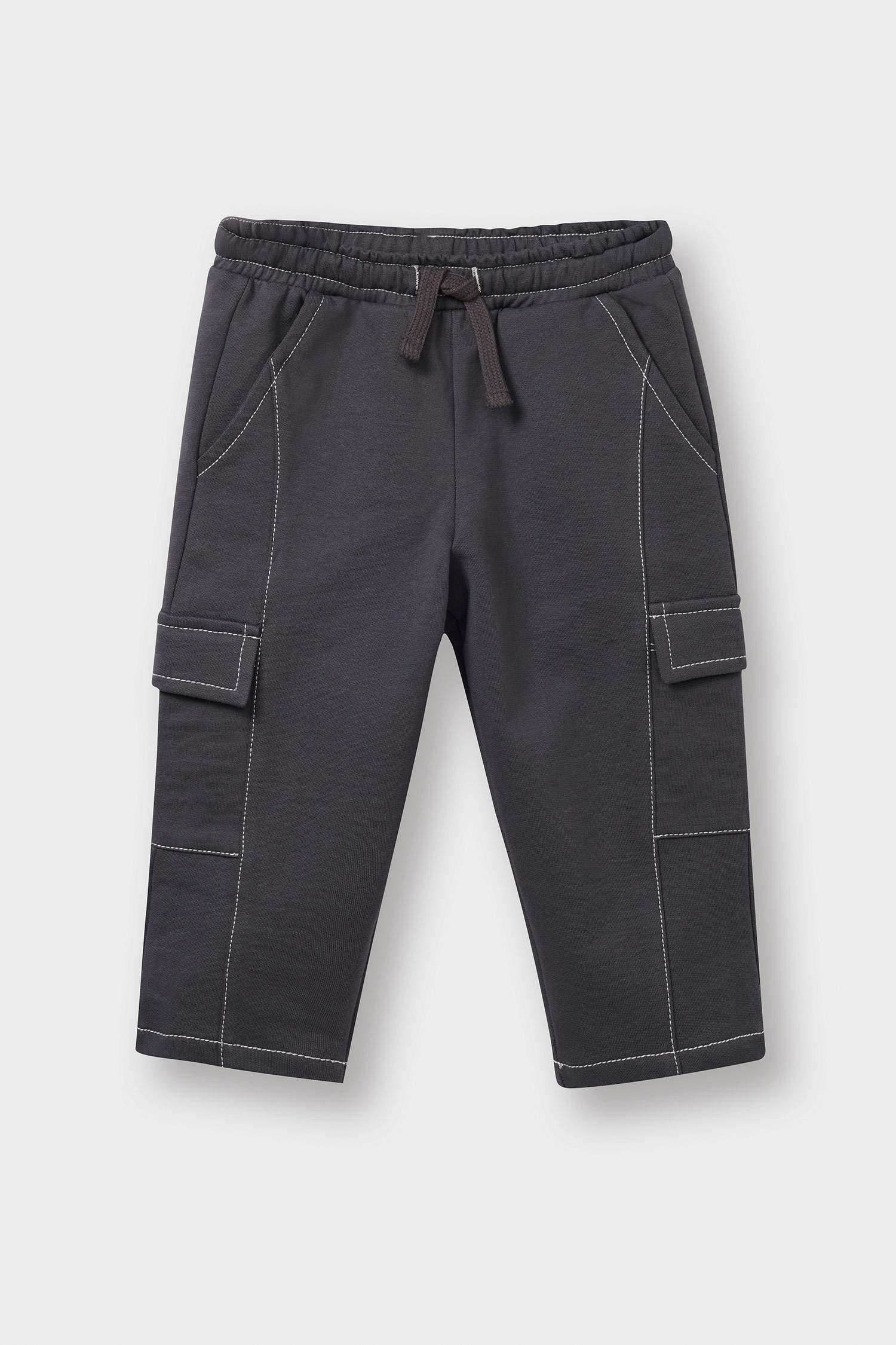 Erkek Bebek Loose Fit Beli Lastikli Eşofman Altı