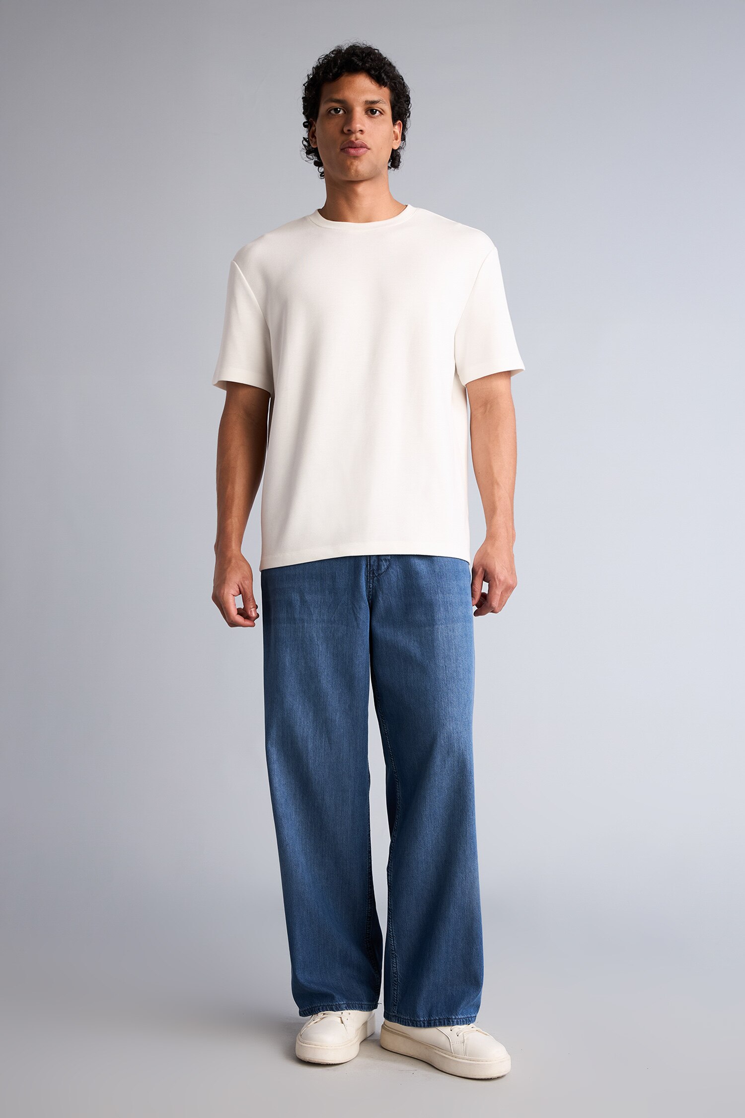 DeFacto Wıde Leg Normal Bel Jean Pantolon görsel 2