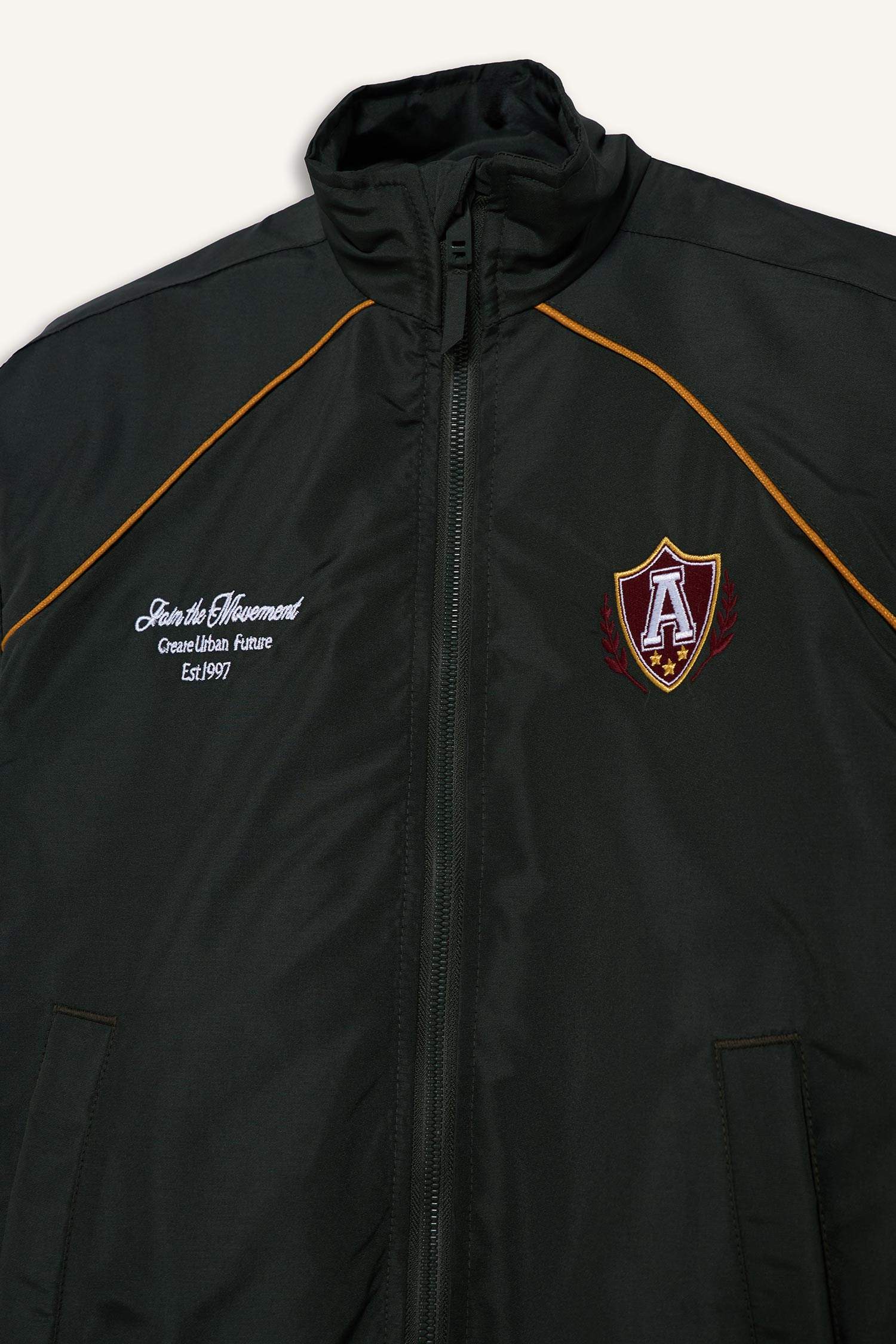 Erkek Çocuk Fermuarlı Tafta Mont