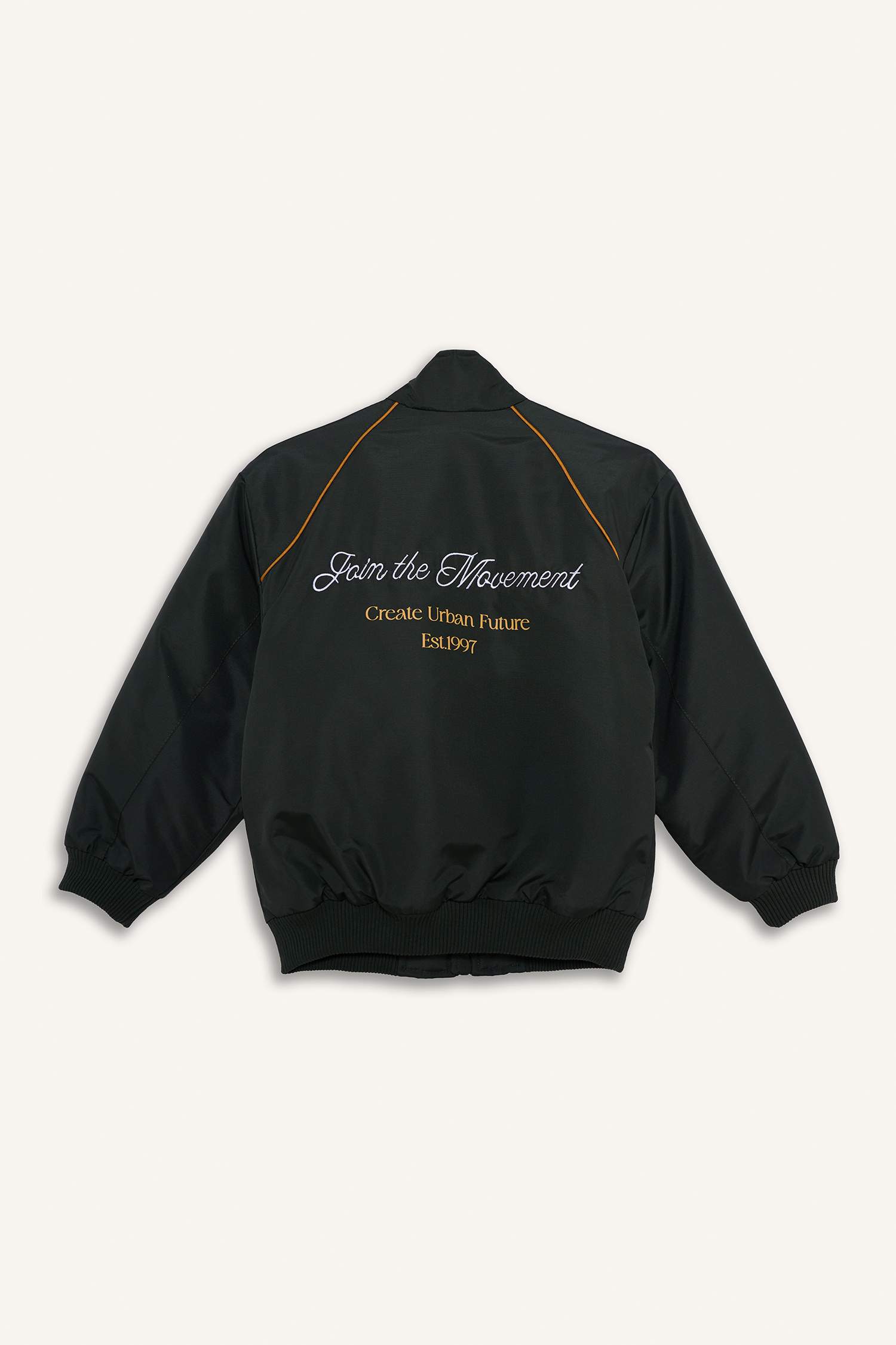 Erkek Çocuk Fermuarlı Tafta Mont