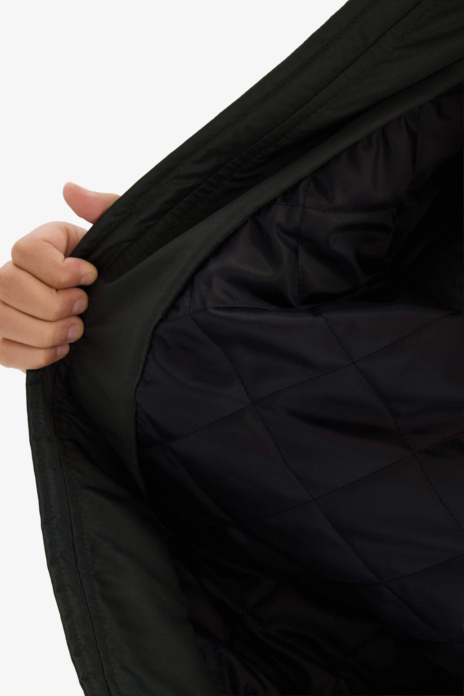 Fermuarlı Tafta Mont Erkek Çocuk