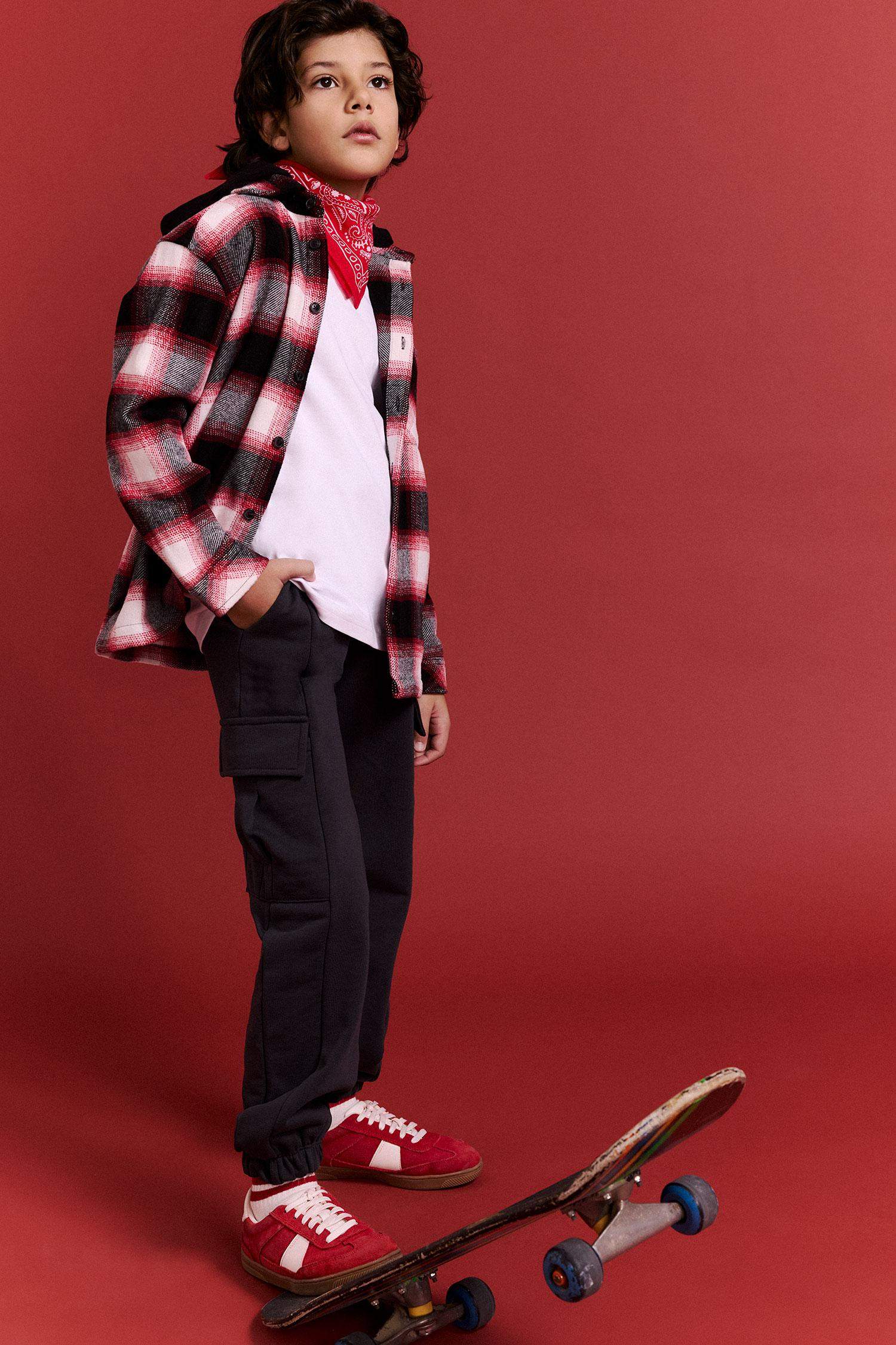 Erkek Çocuk Kargo Cepli Jogger Fit Pantolon