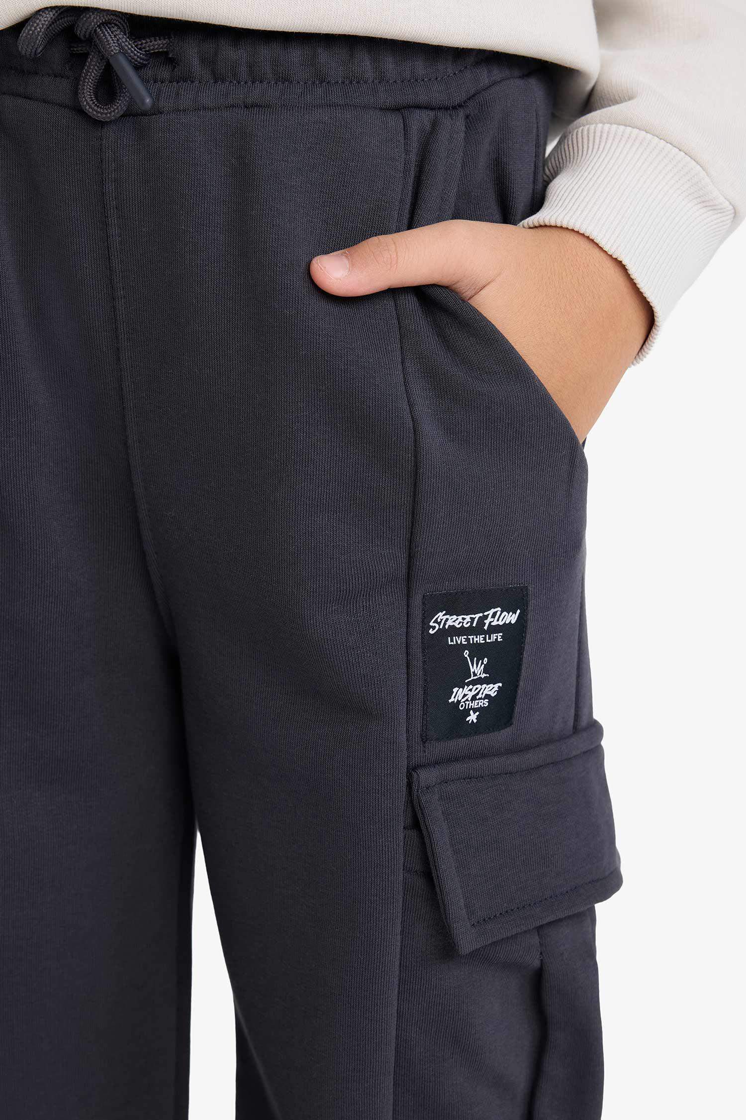 Erkek Çocuk Kargo Cepli Jogger Fit Pantolon