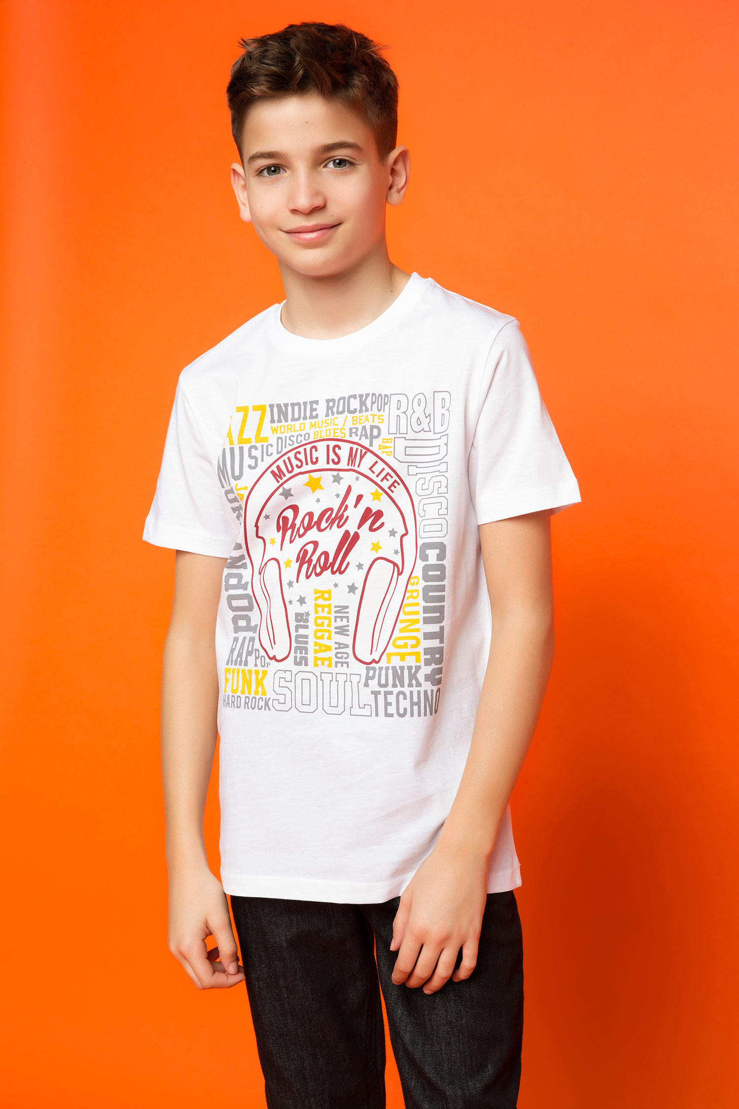 Defacto Renk Değiştiren Genç Erkek T-shirt. 1
