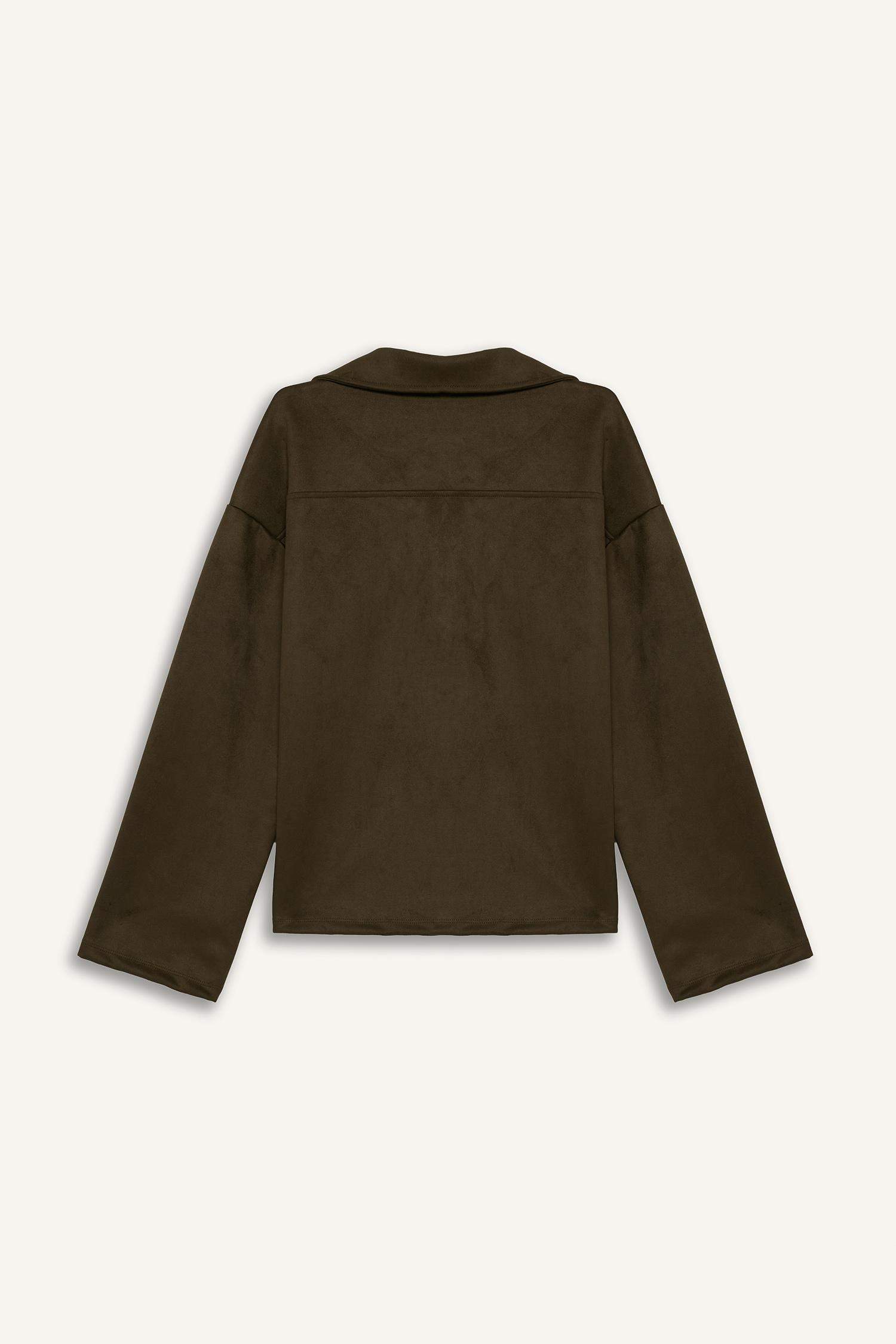 تيشيرت ردن طويل شمواه اوفر سايز بياخة بولو