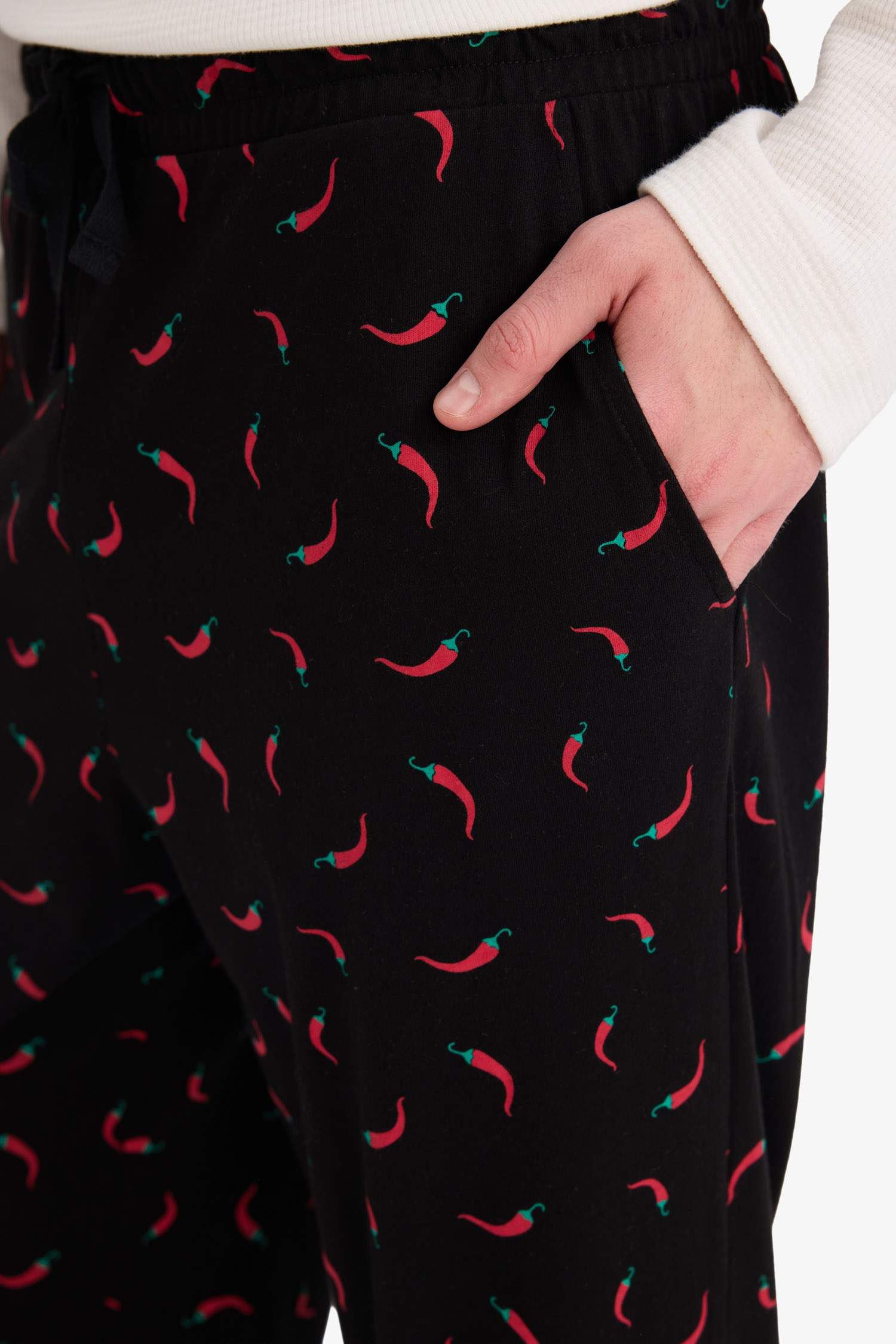 Regular Fit Desenli Pijama Altı