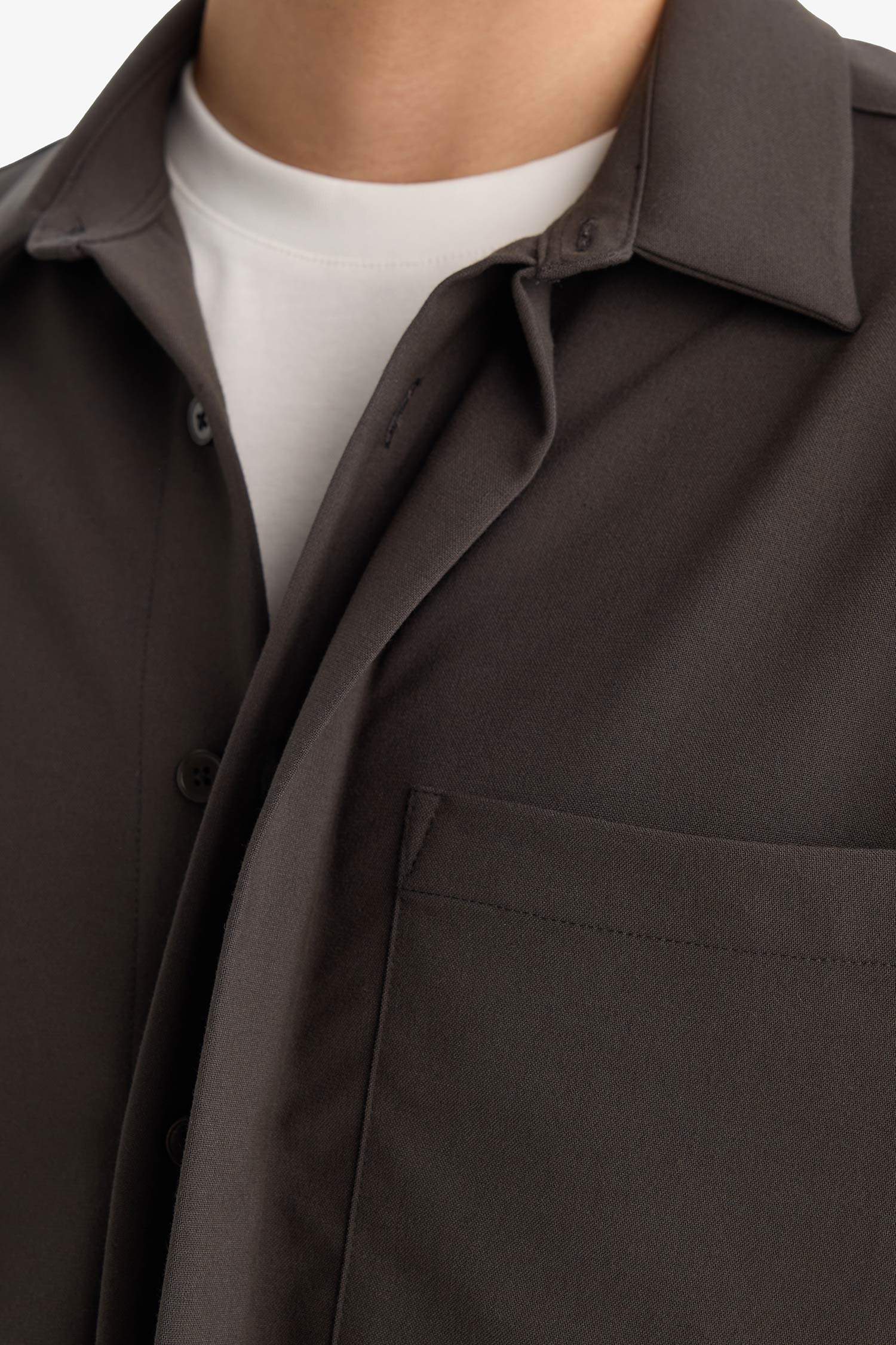 Poplin Uzun Kollu Gömlek