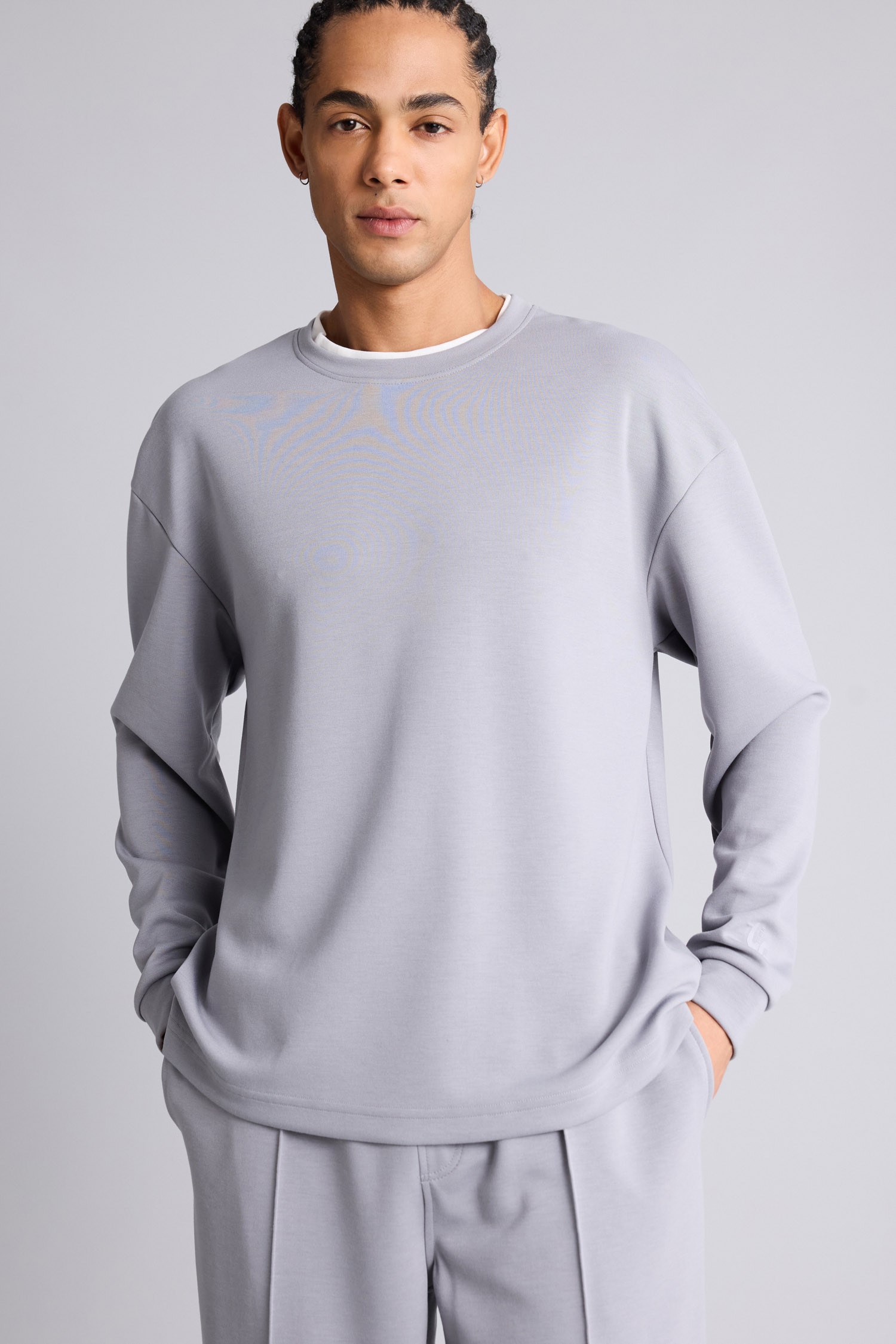 DeFacto Boxy Fıt Skuba Dalgıç Kumaş Sweatshirt
